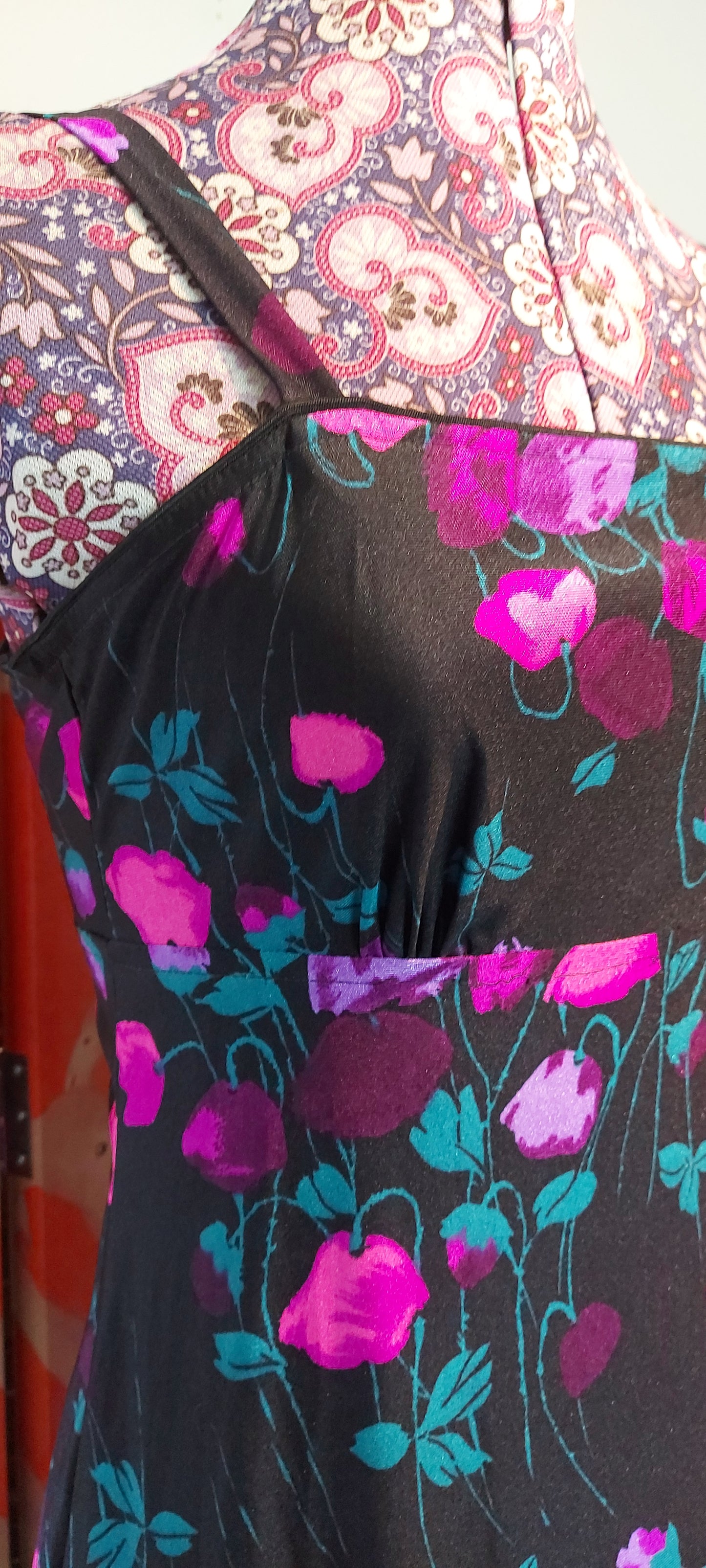Enchanted Garden Maxi Dress and cape