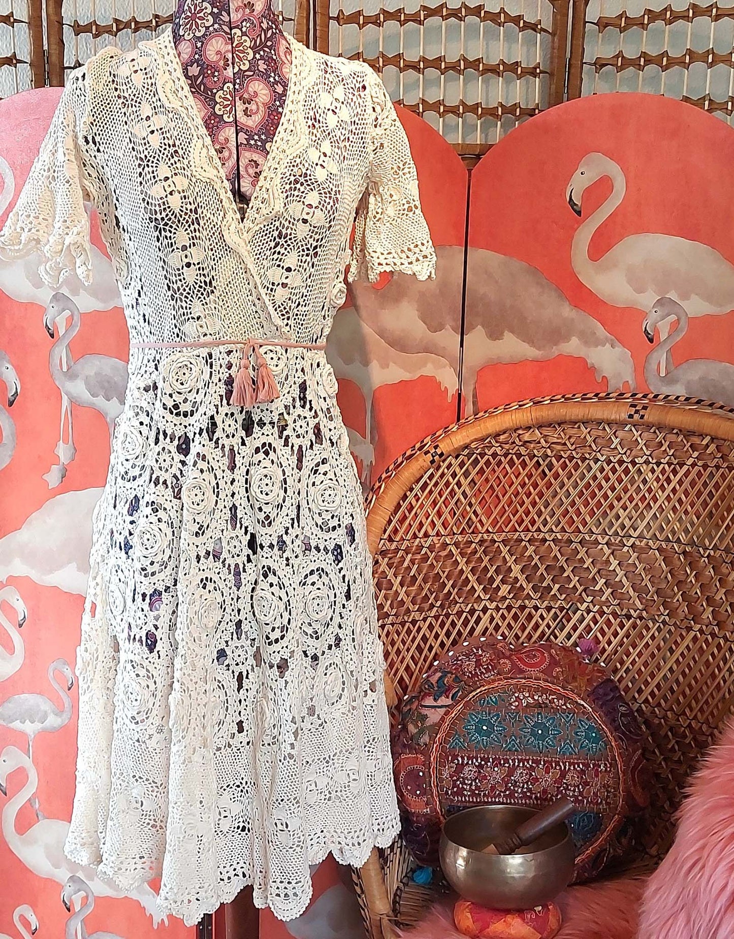 Moon gazer! Hand Crocheted Dress