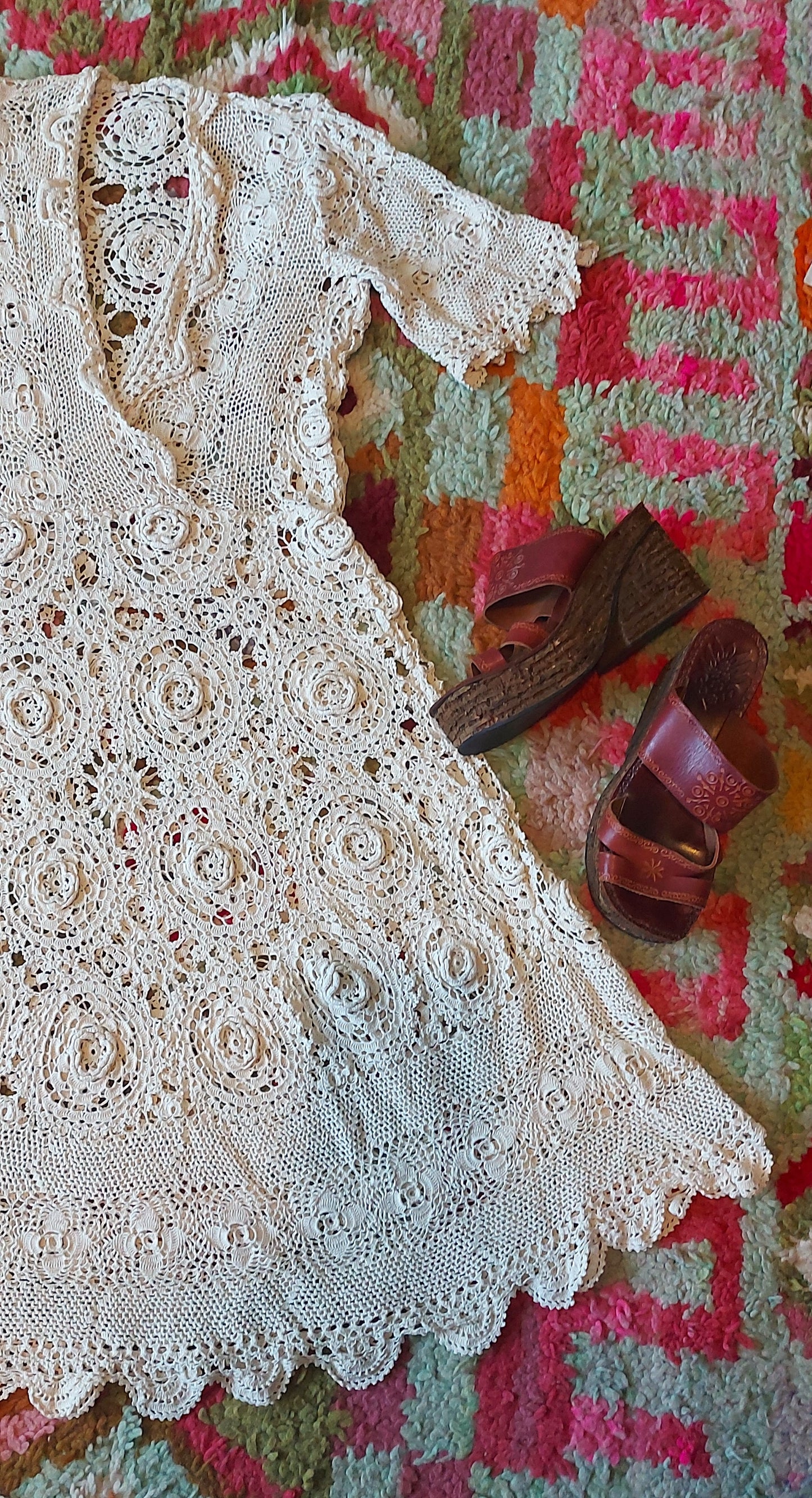 Moon gazer! Hand Crocheted Dress