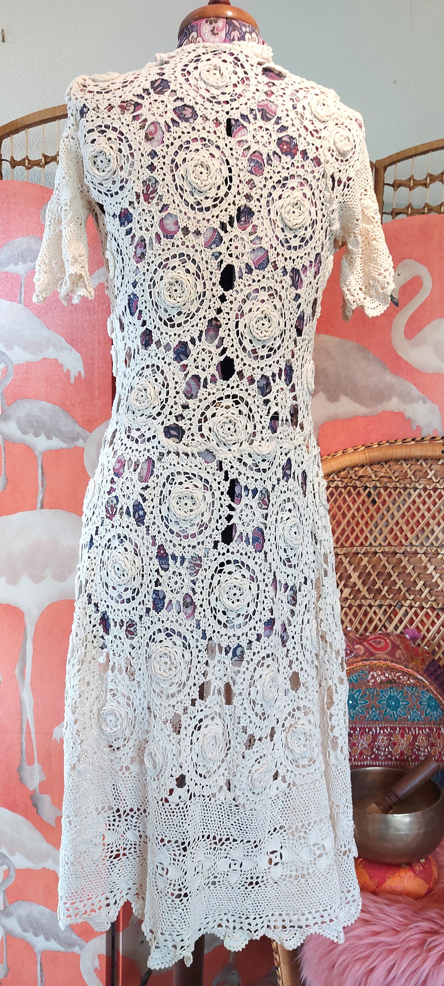 Moon gazer! Hand Crocheted Dress