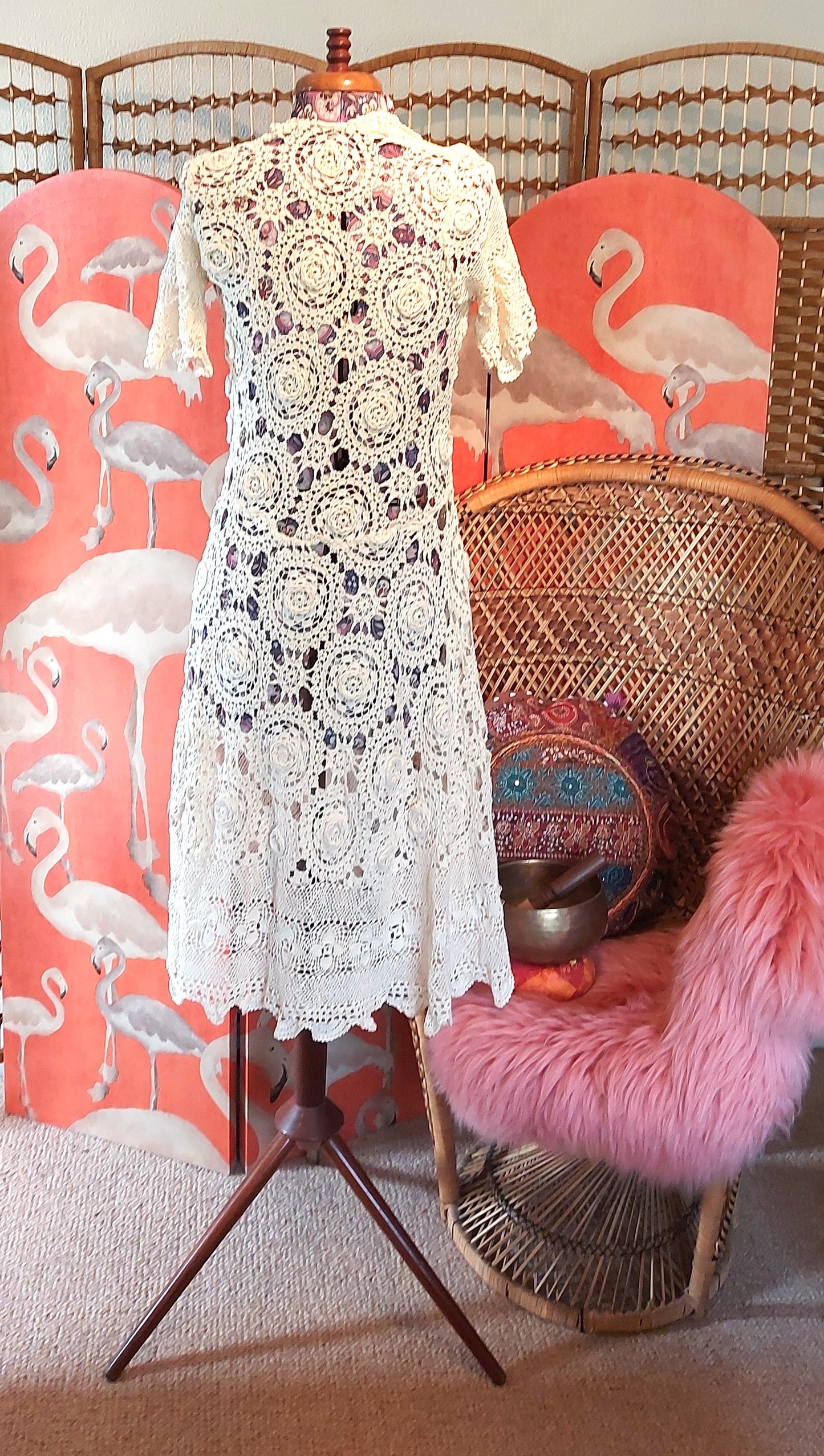 Moon gazer! Hand Crocheted Dress