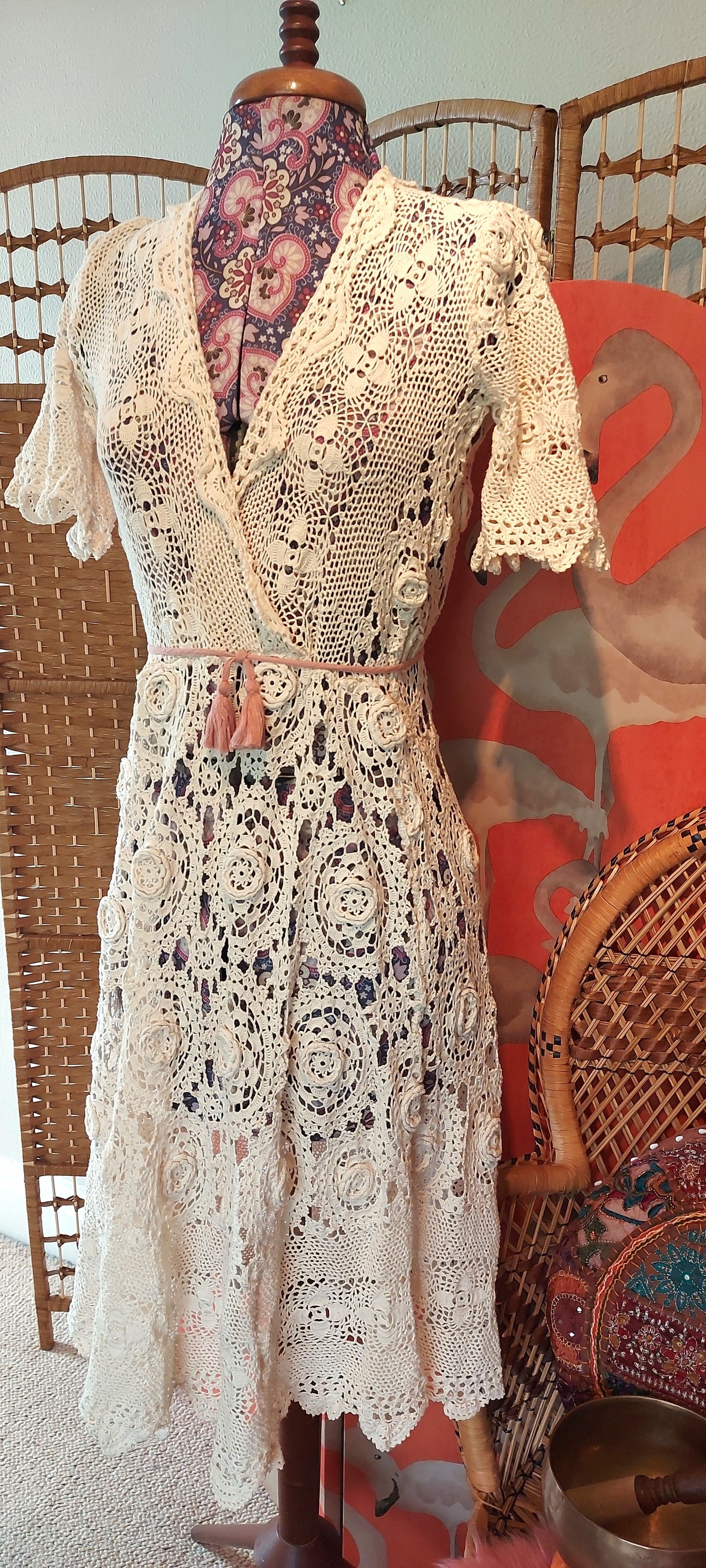Moon gazer! Hand Crocheted Dress