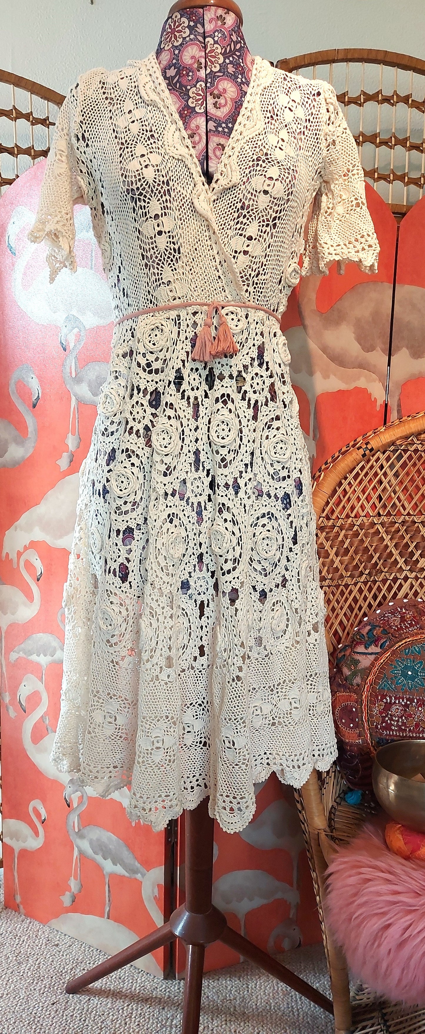 Moon gazer! Hand Crocheted Dress