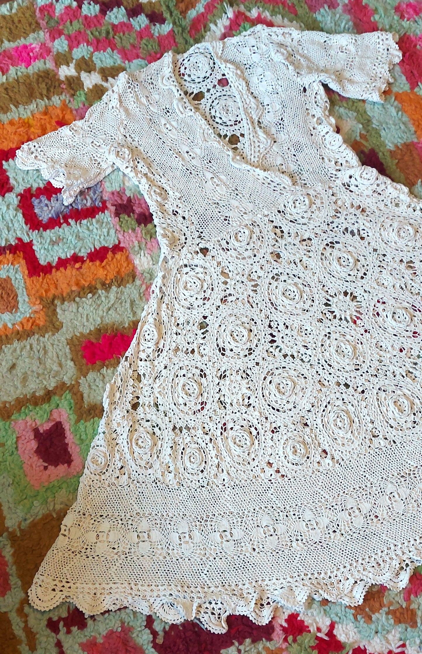 Moon gazer! Hand Crocheted Dress