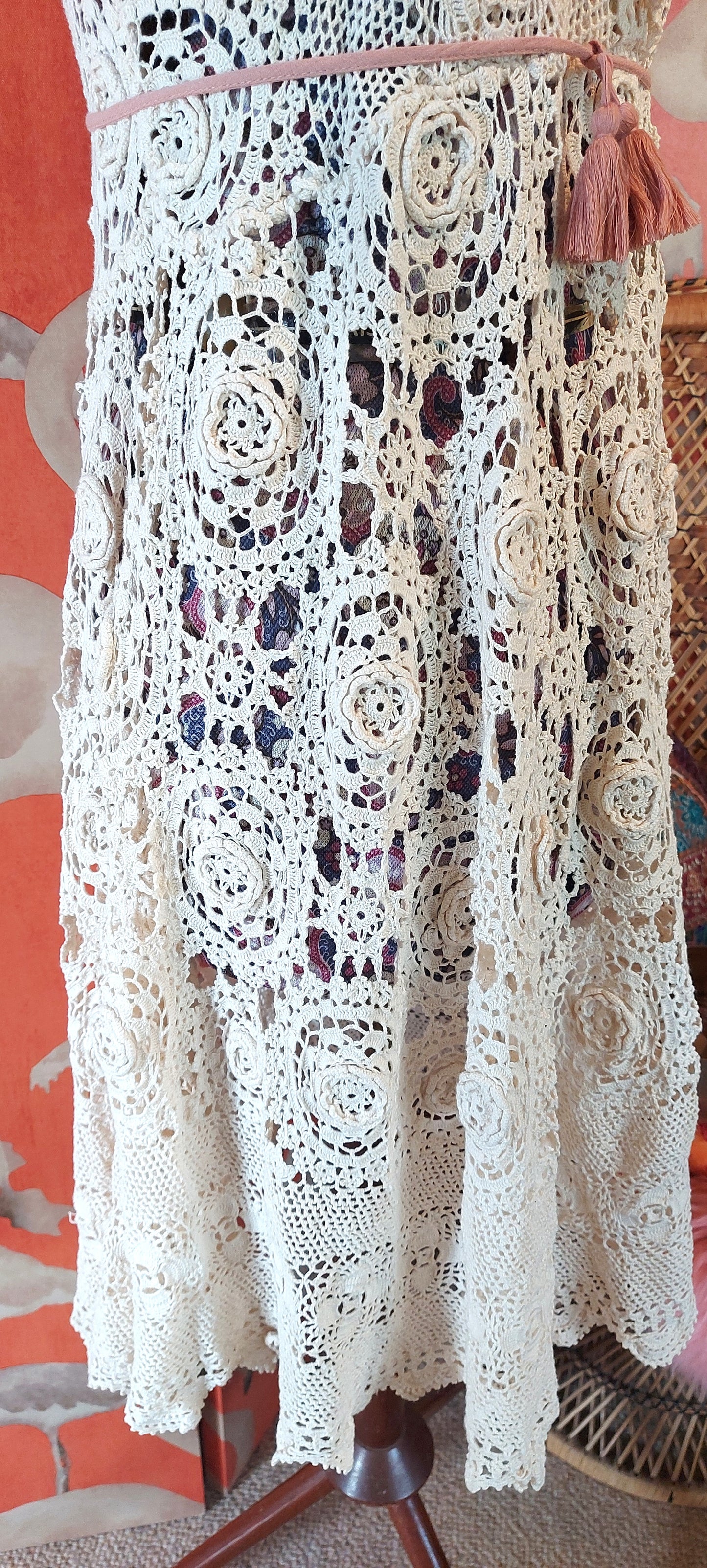 Moon gazer! Hand Crocheted Dress