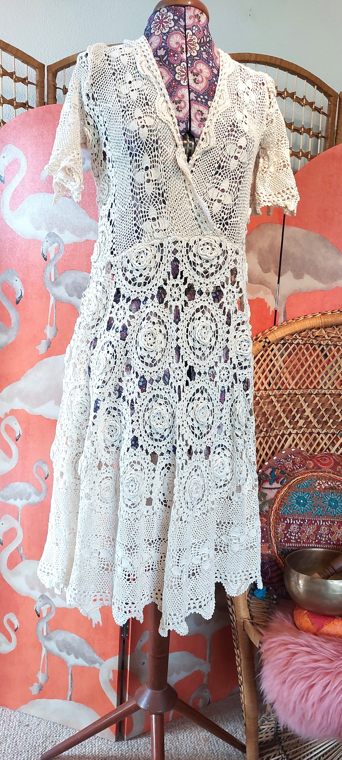 Moon gazer! Hand Crocheted Dress