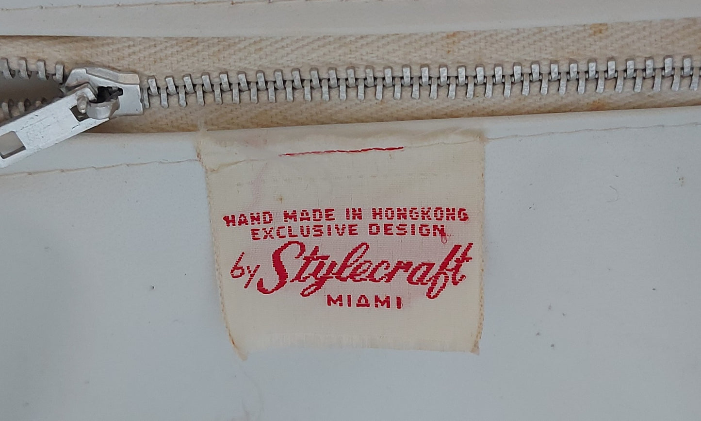 1950's Basket Weave Box Bag