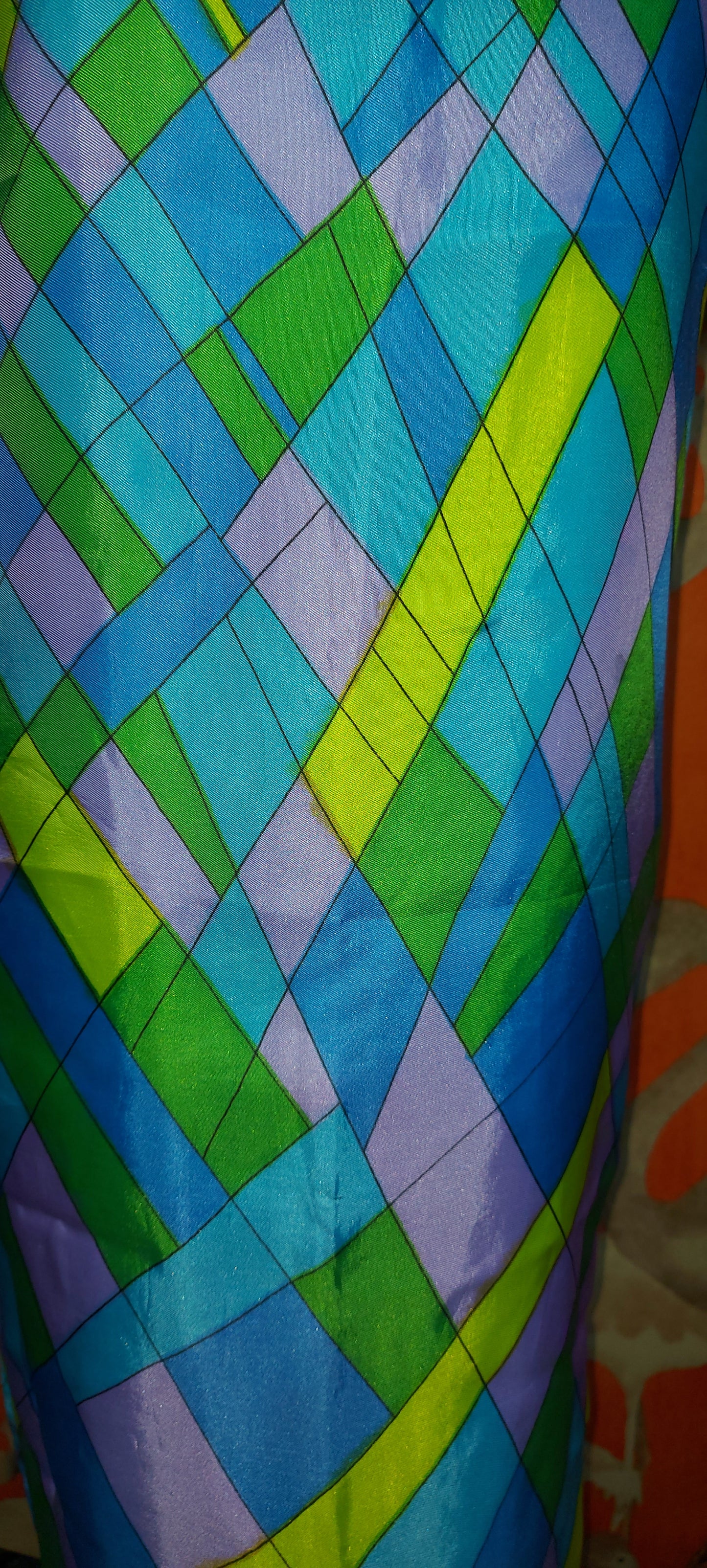 1960's Come fly with me ! Geometric Print Shift Dress