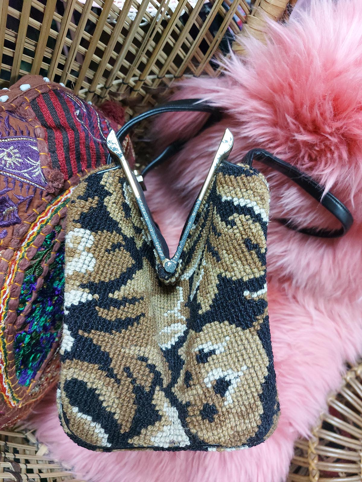 1970's tapestry Carpet Bag