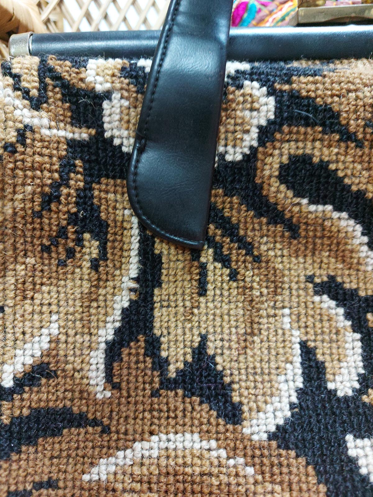 1970's tapestry Carpet Bag