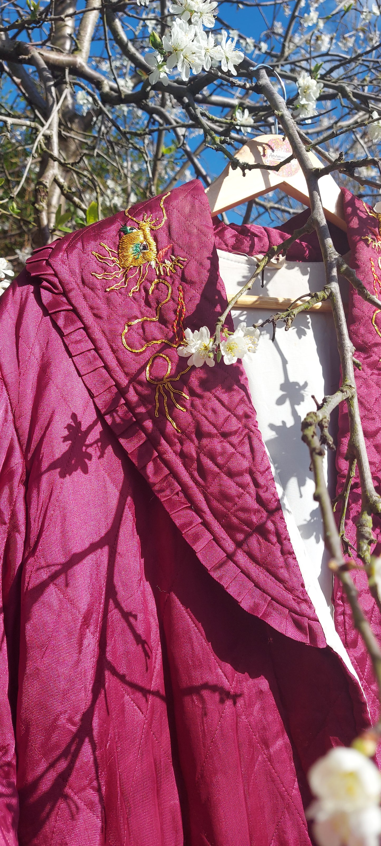 1920's Prancing Dragon Art Deco Robe