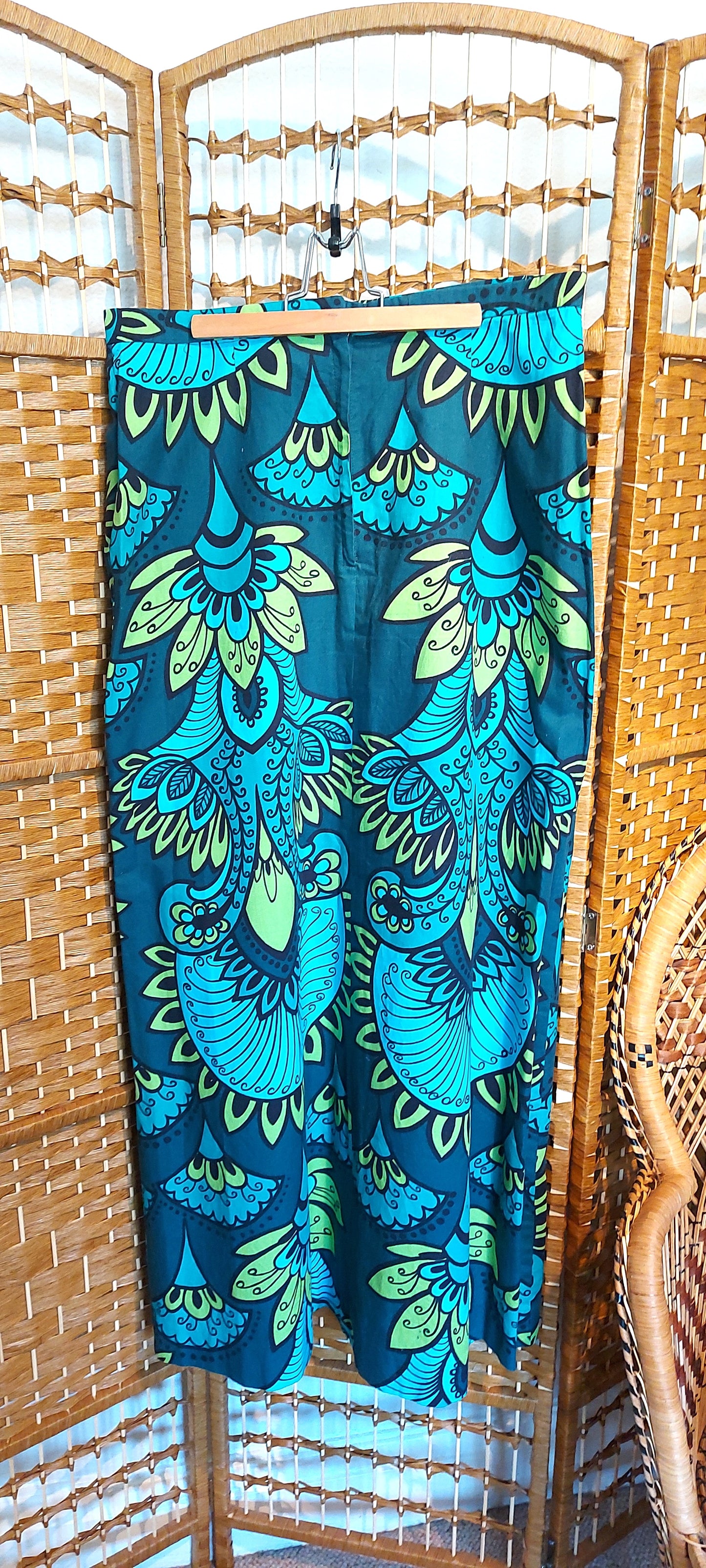 Eye of Aurora Psychedelic Maxi Skirt