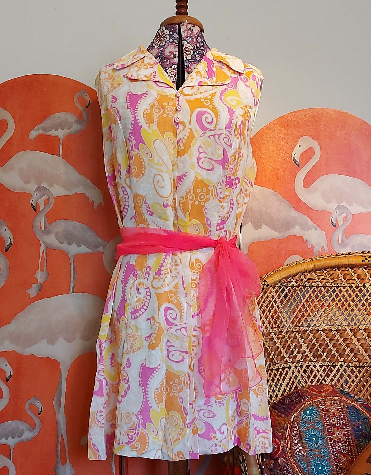Lyla psychedelic flow Dress