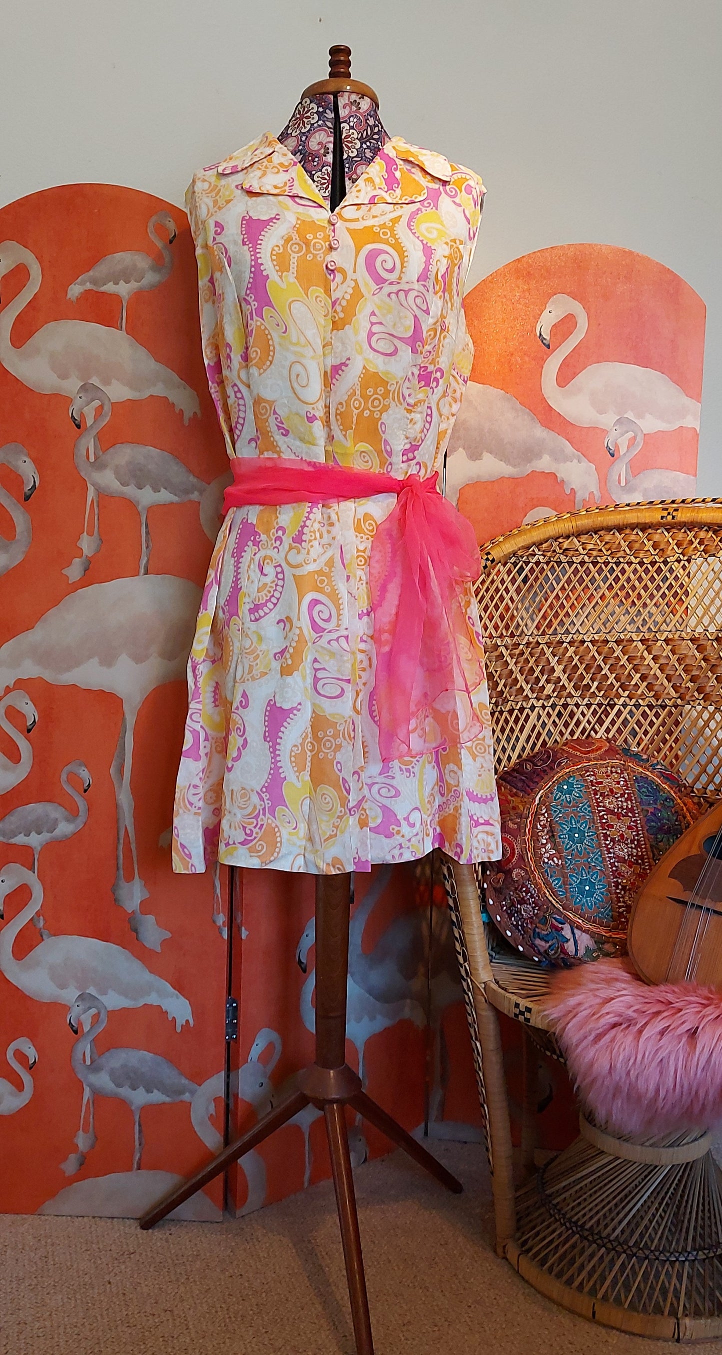Lyla psychedelic flow Dress