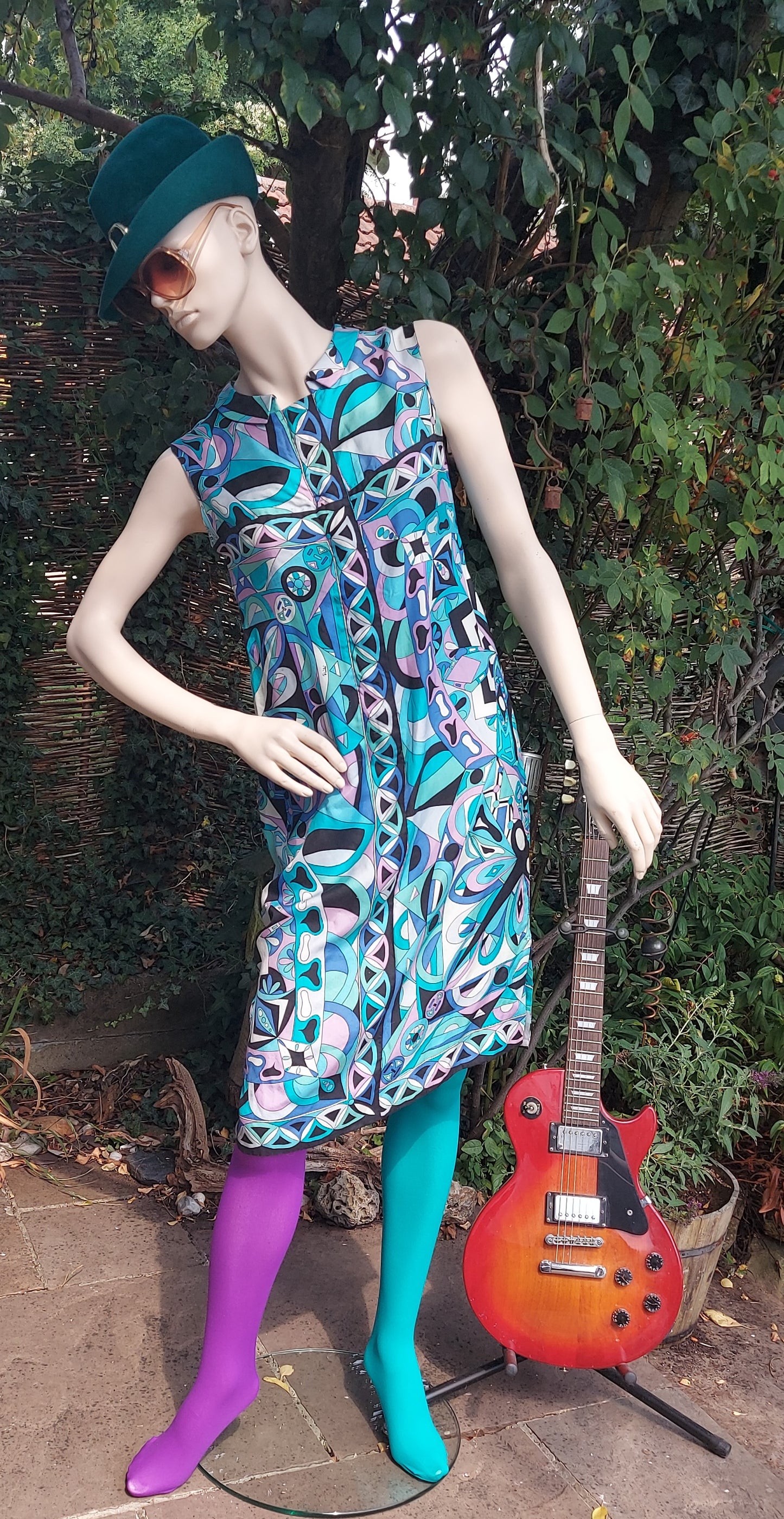 1960's Designer PUCCI Silk Shift Dress