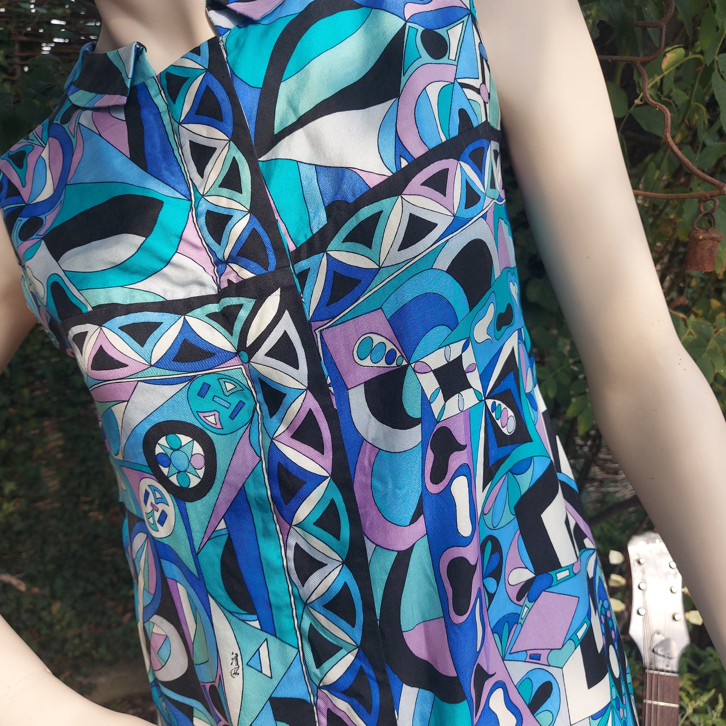 1960's Designer PUCCI Silk Shift Dress
