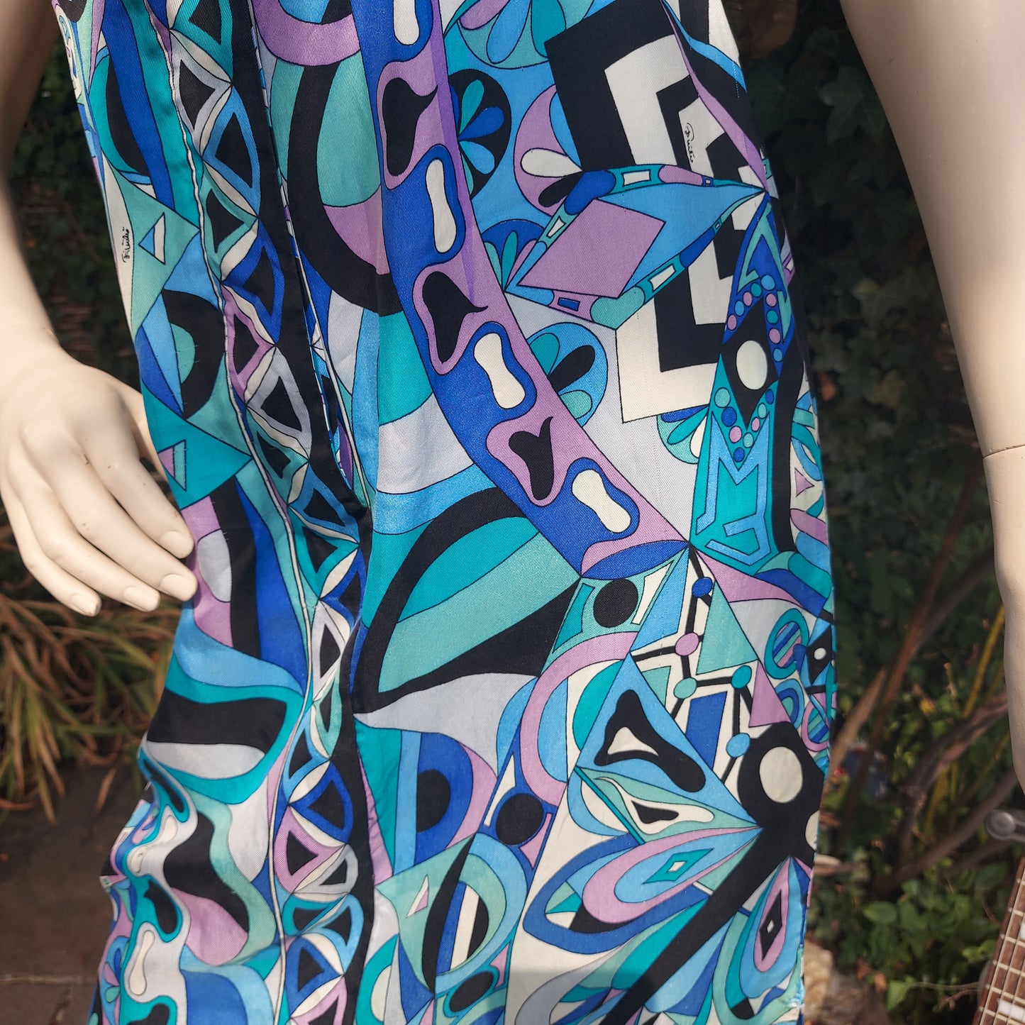 1960's Designer PUCCI Silk Shift Dress