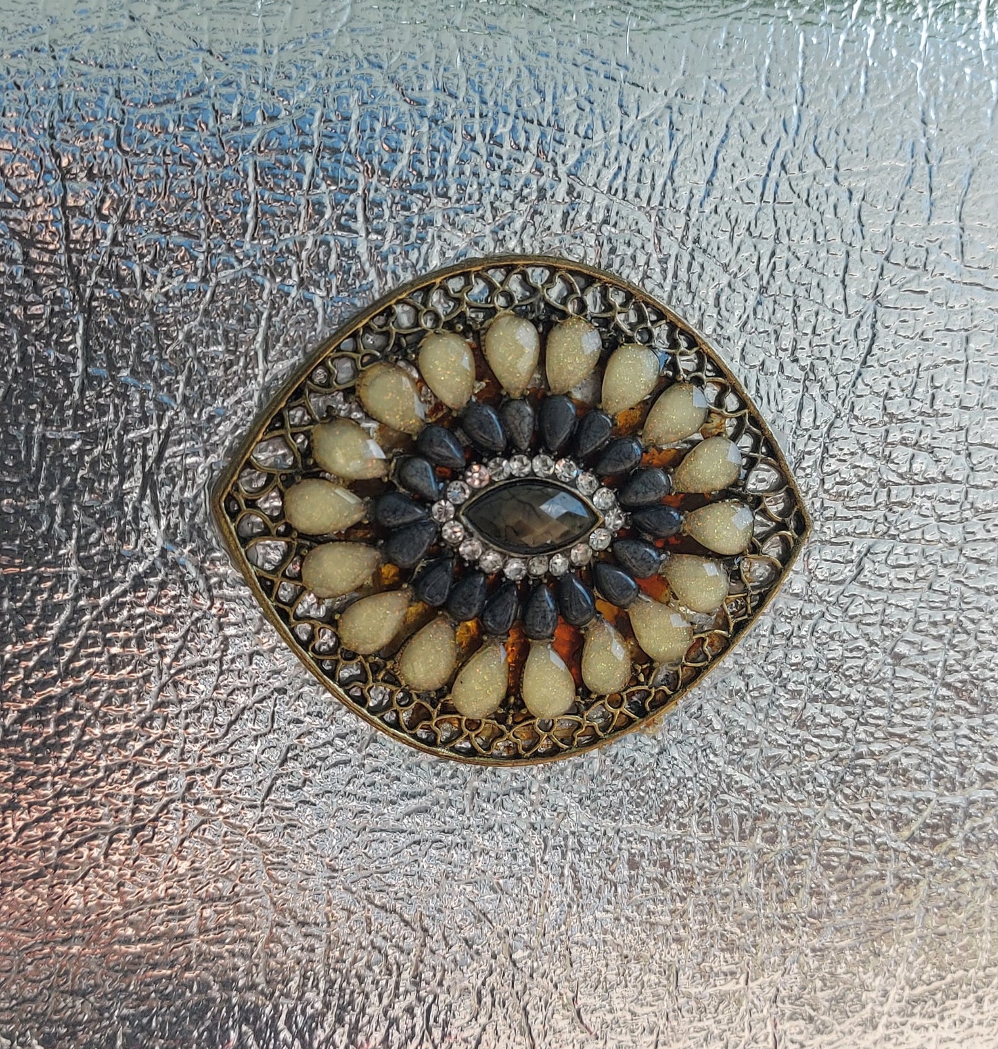Rare 1950's Bejewelled Box Bag by Lou Taylor
