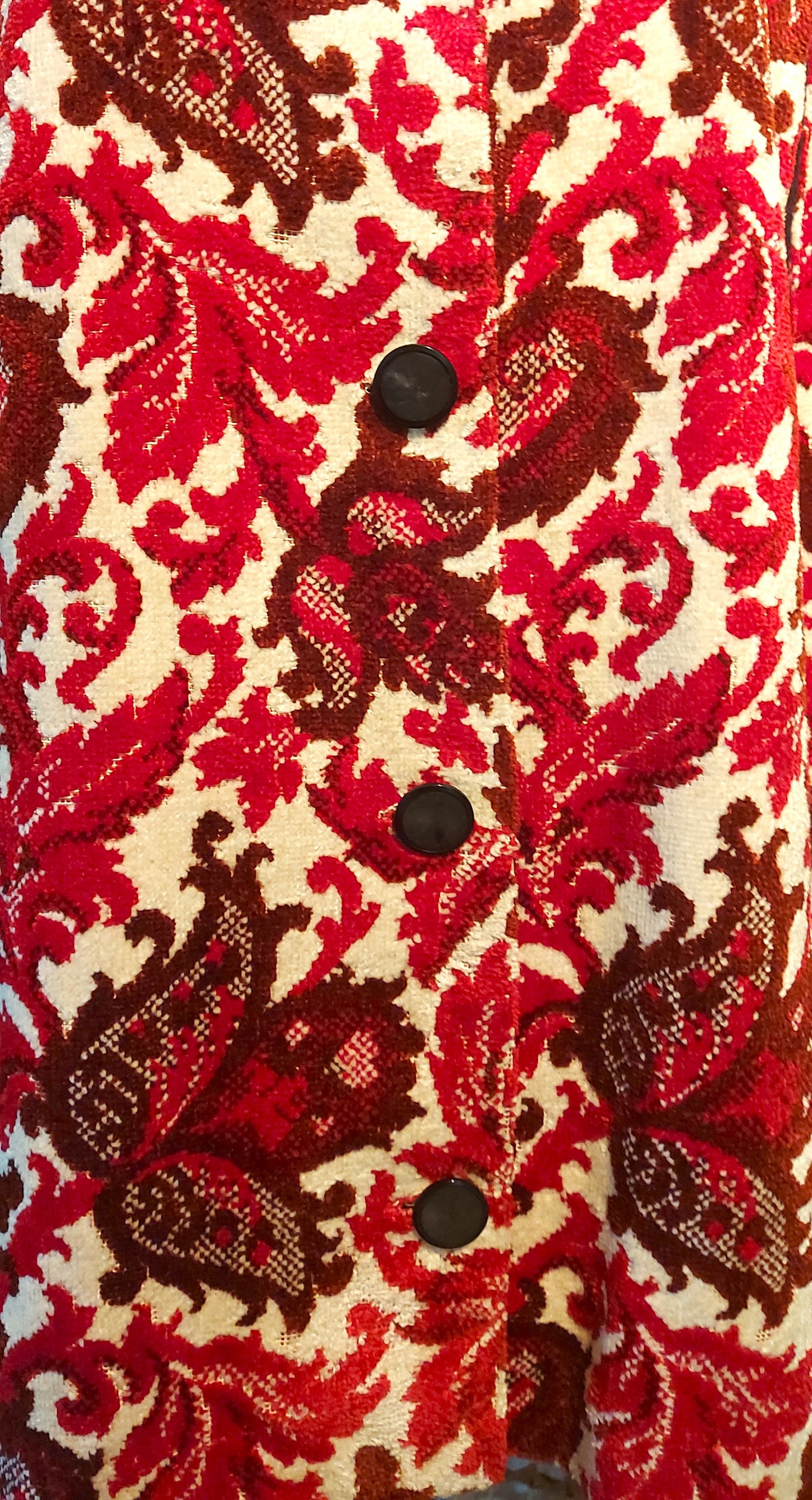 Rare 1960's Tapestry Carpet Cape
