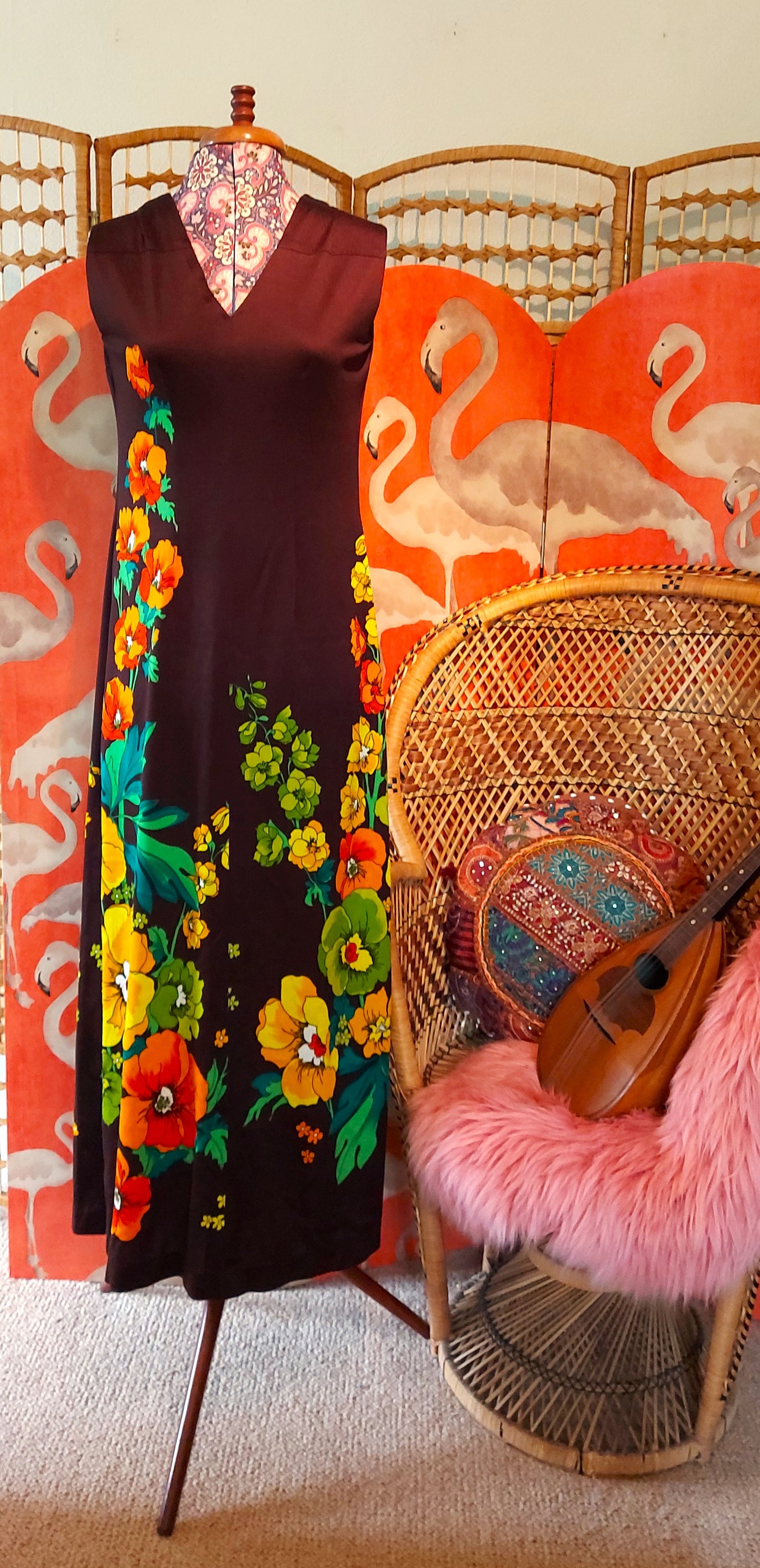 Magical Poppies Maxi Dress
