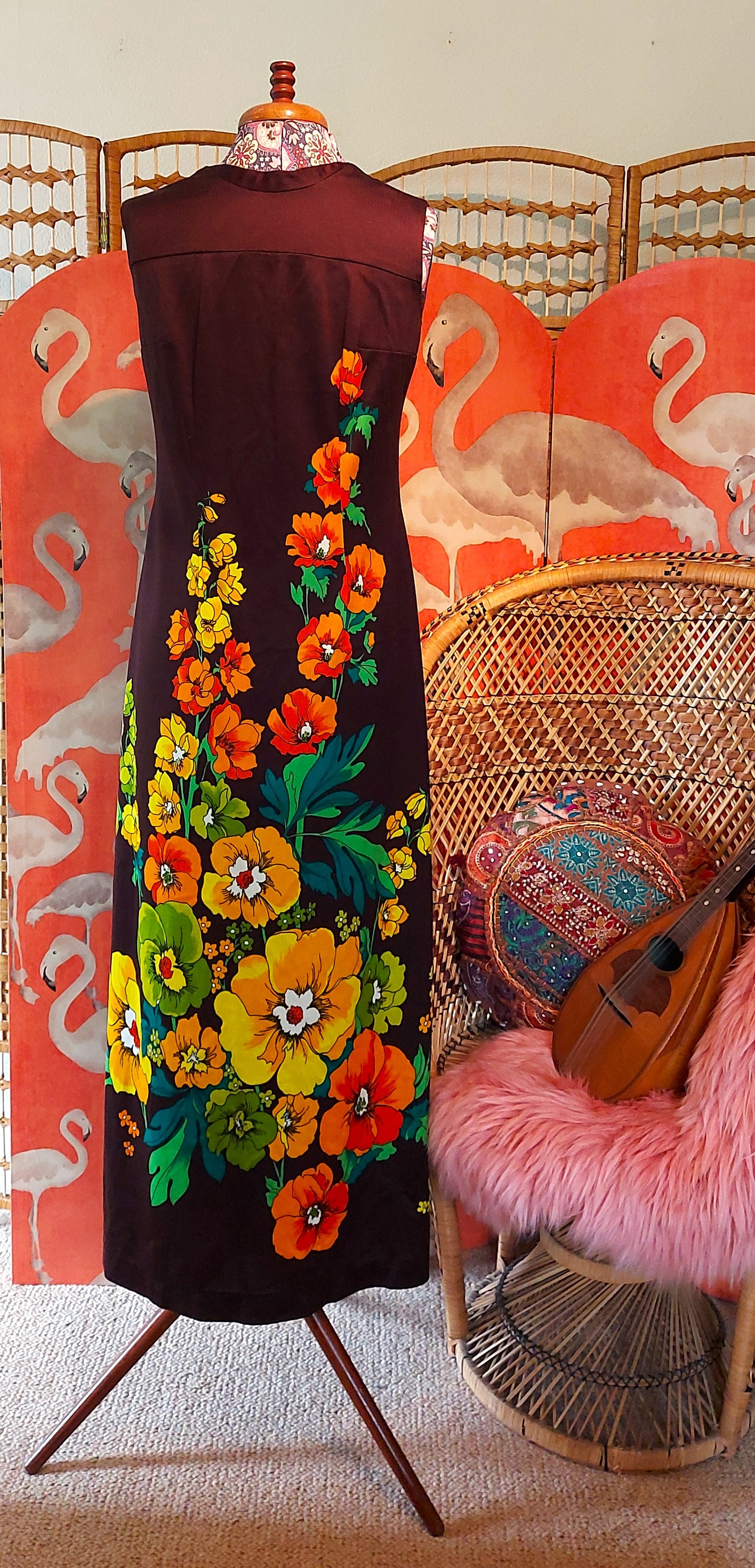 Magical Poppies Maxi Dress