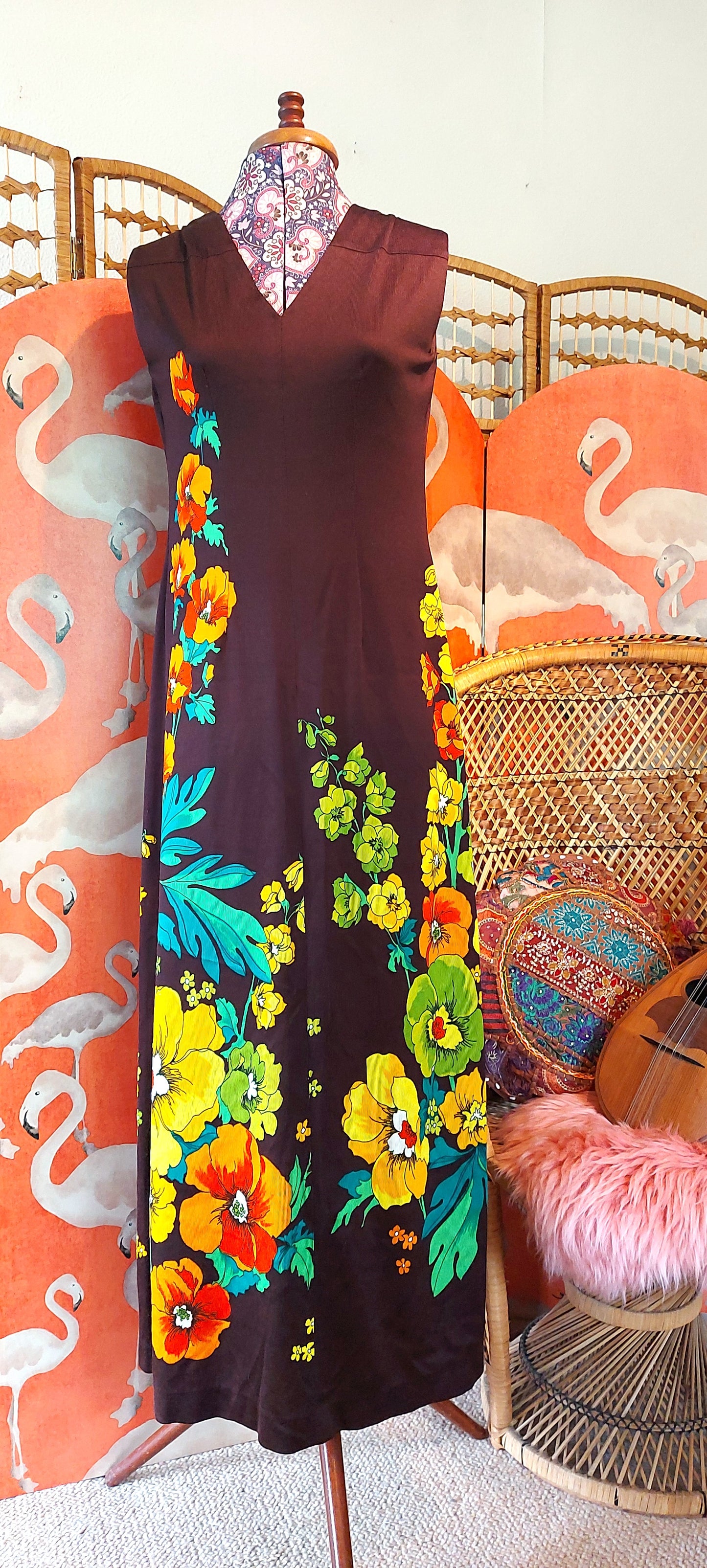 Magical Poppies Maxi Dress