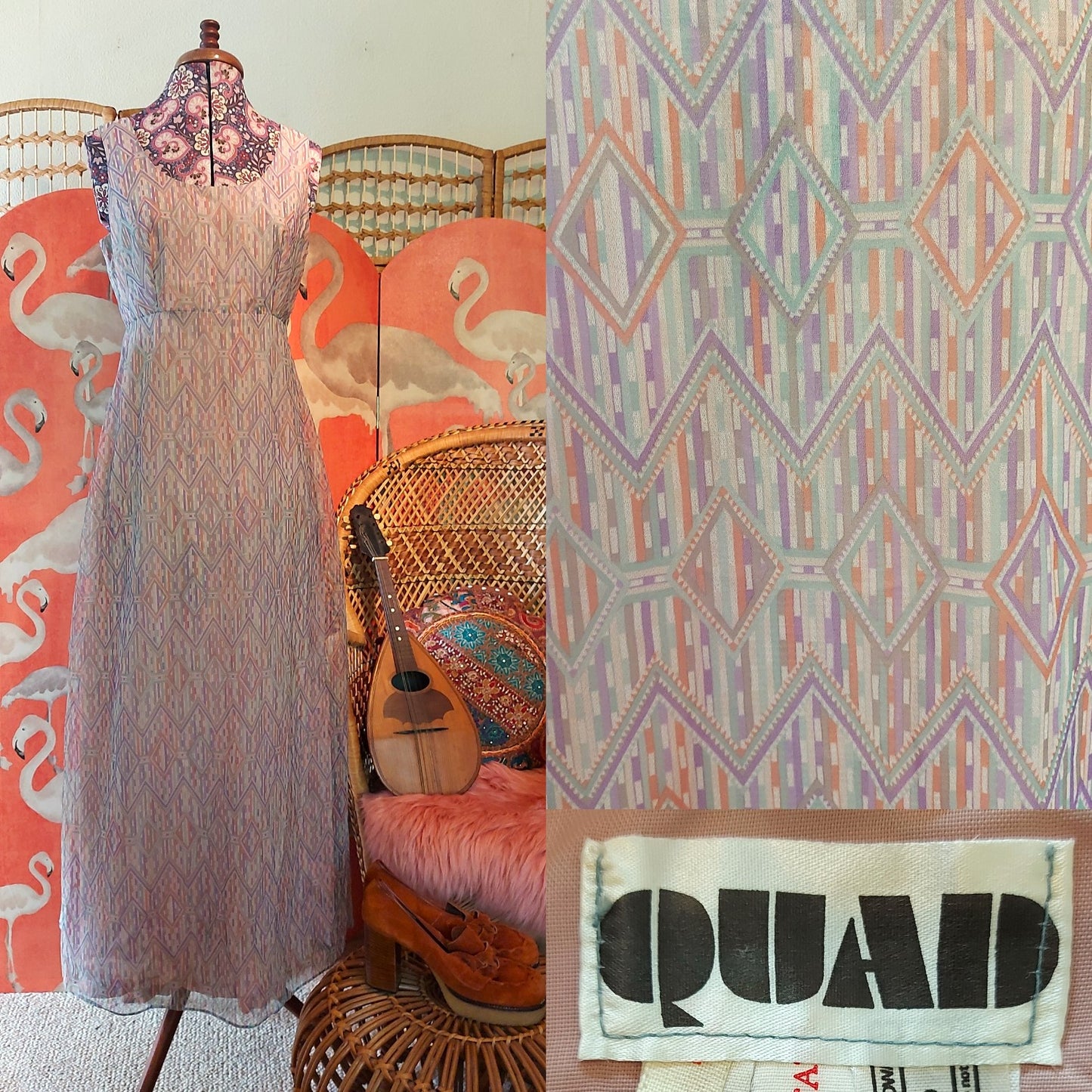 Geometric Maxi Dress by QUAD