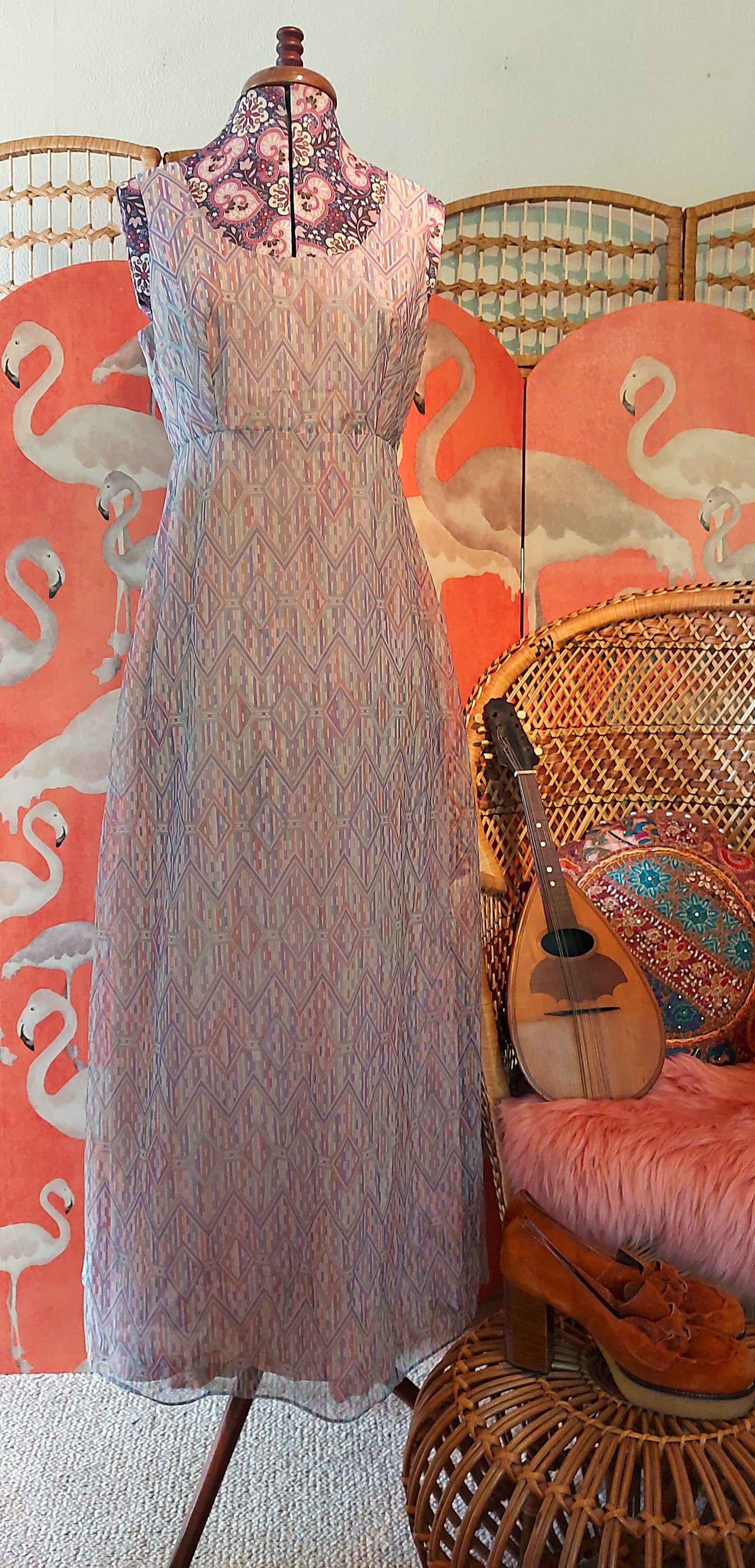 Geometric Maxi Dress by QUAD