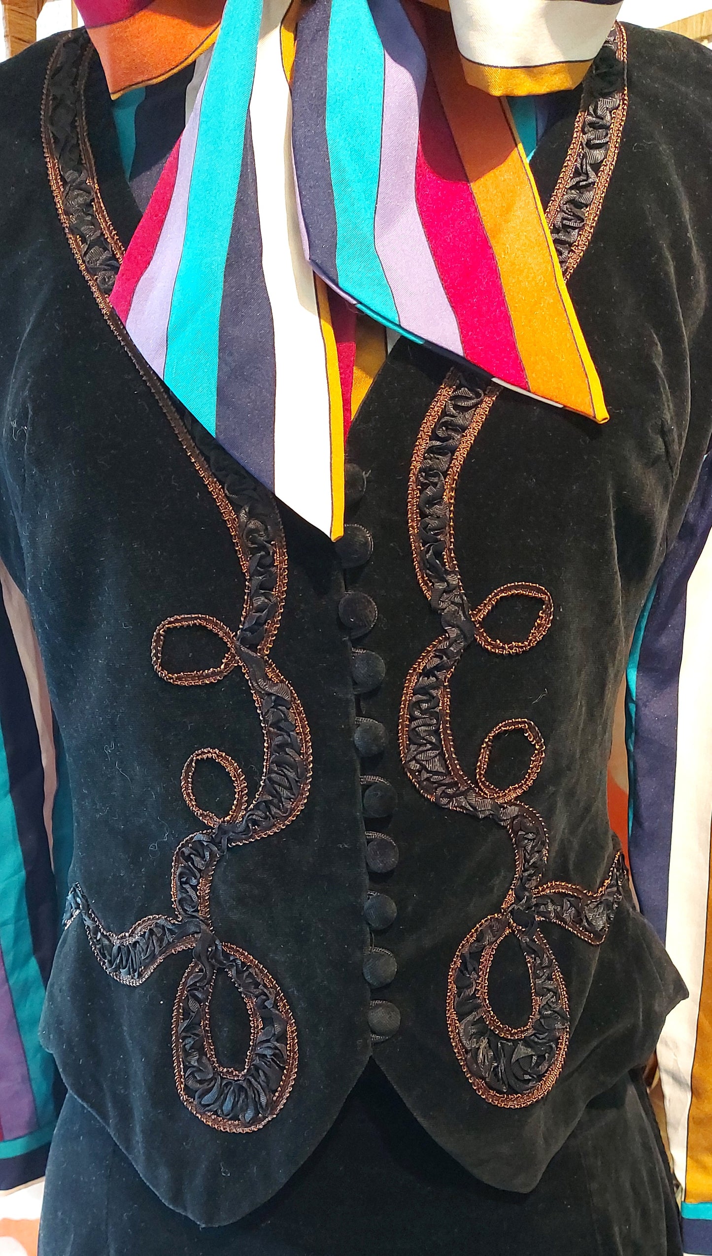 Luna Magick velvet Waistcoat and Maxi Skirt