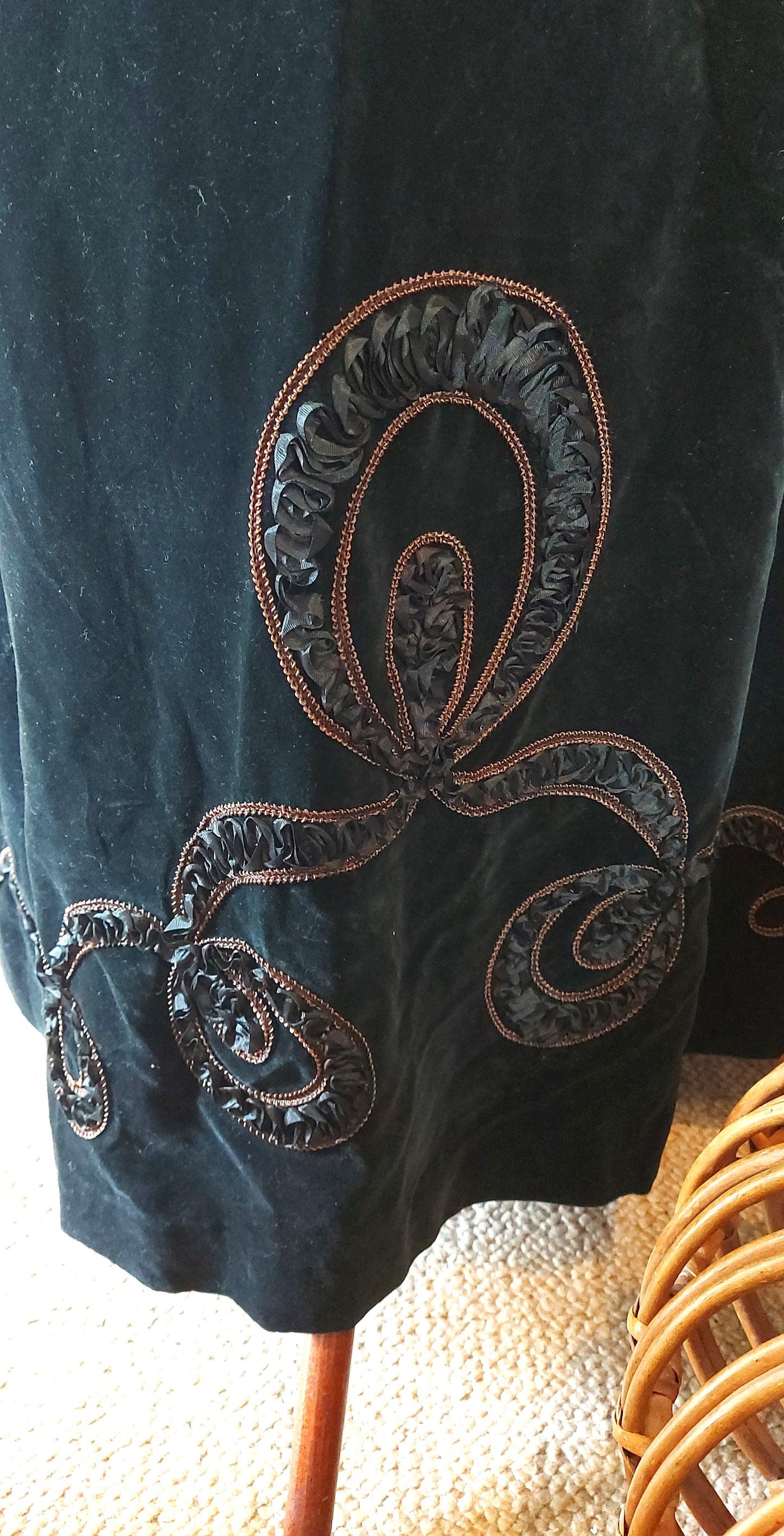 Luna Magick velvet Waistcoat and Maxi Skirt