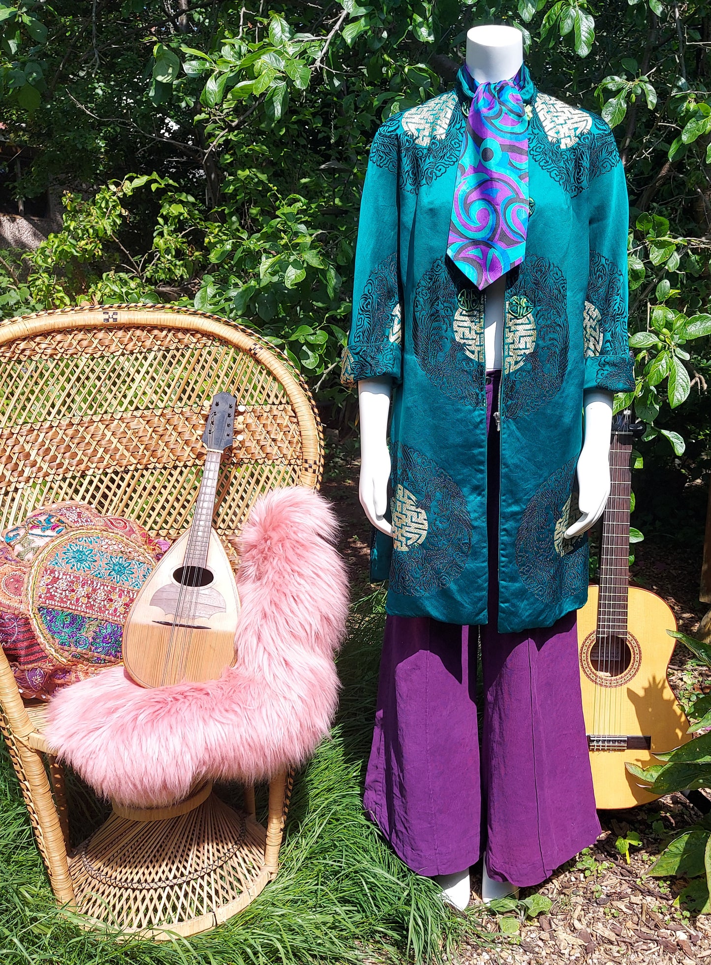 Jade Green rise of the Pheonix Jacket