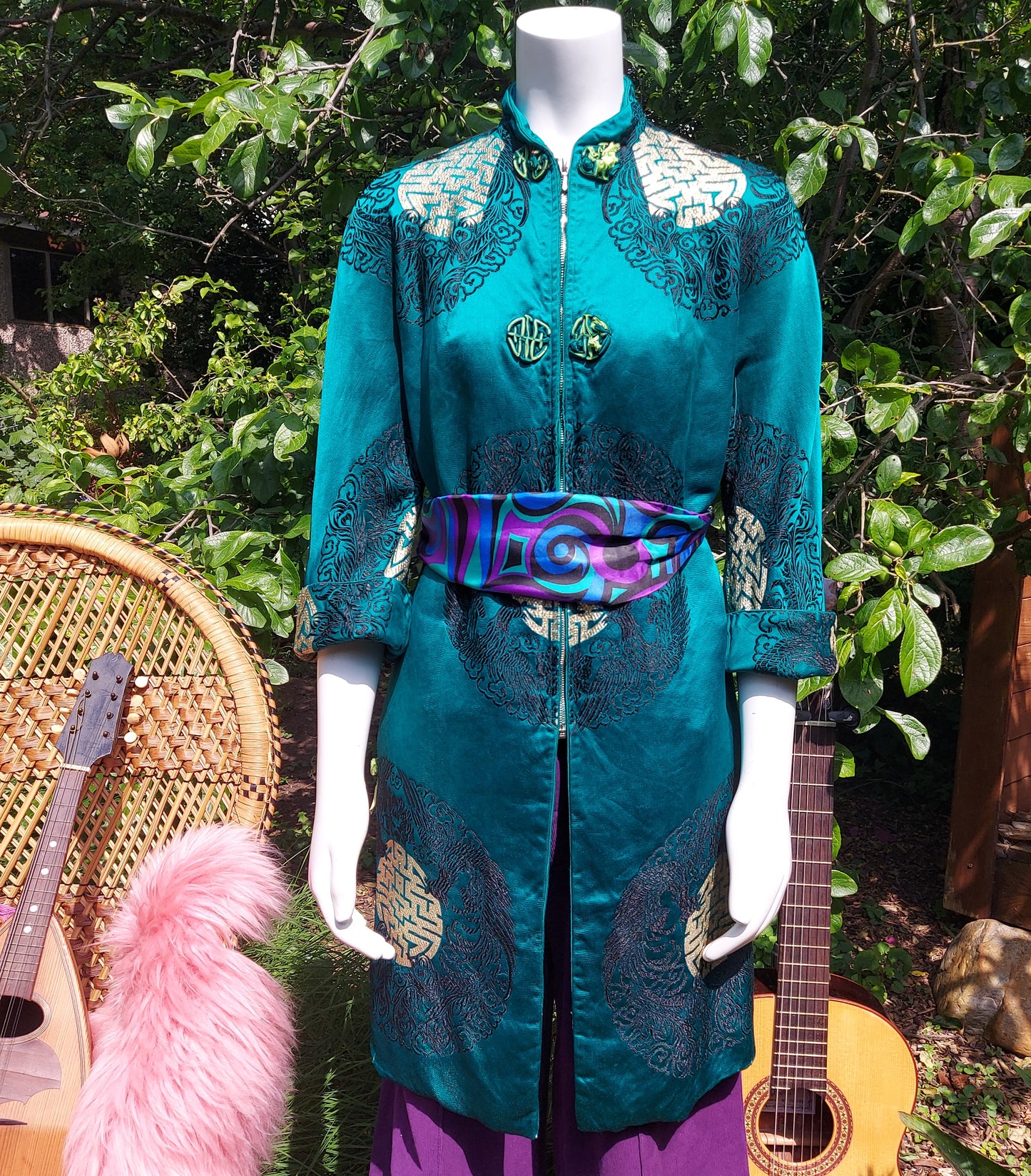 Jade Green rise of the Pheonix Jacket