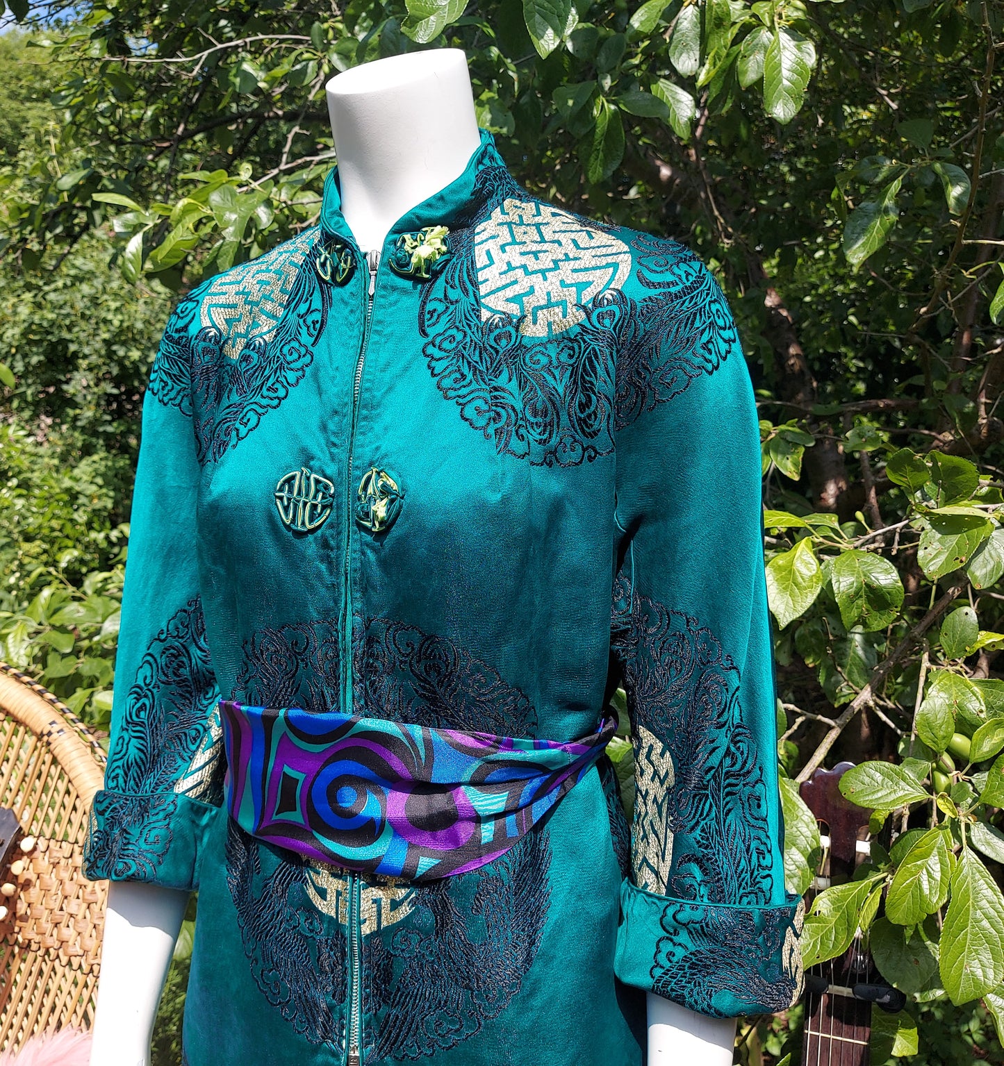 Jade Green rise of the Pheonix Jacket