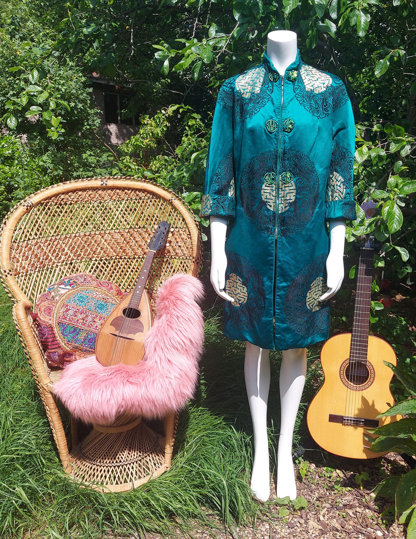 Jade Green rise of the Pheonix Jacket
