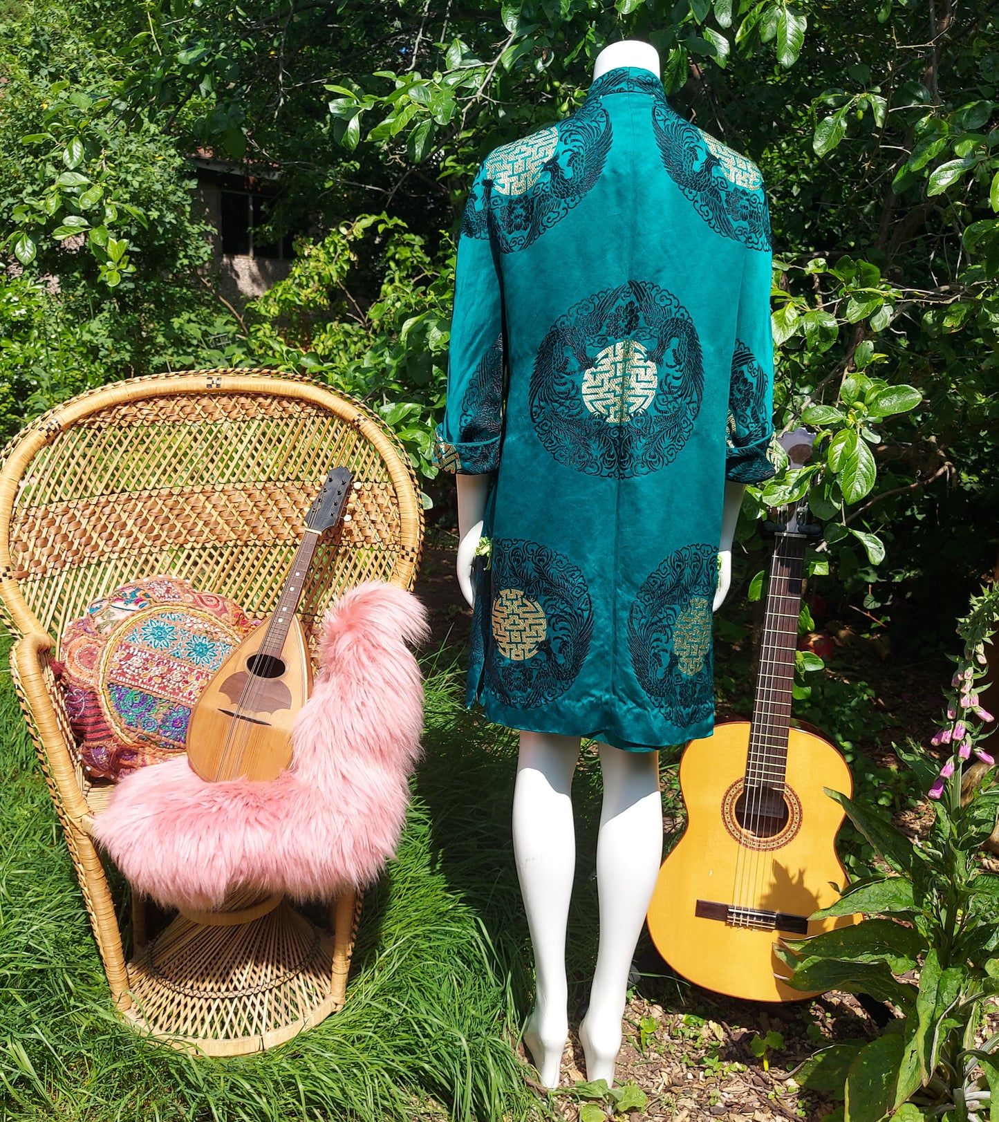 Jade Green rise of the Pheonix Jacket