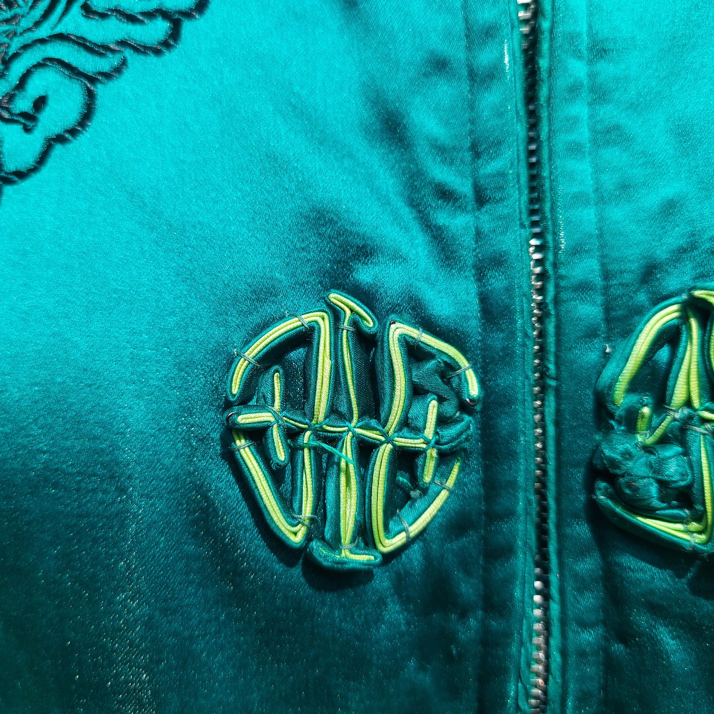 Jade Green rise of the Pheonix Jacket