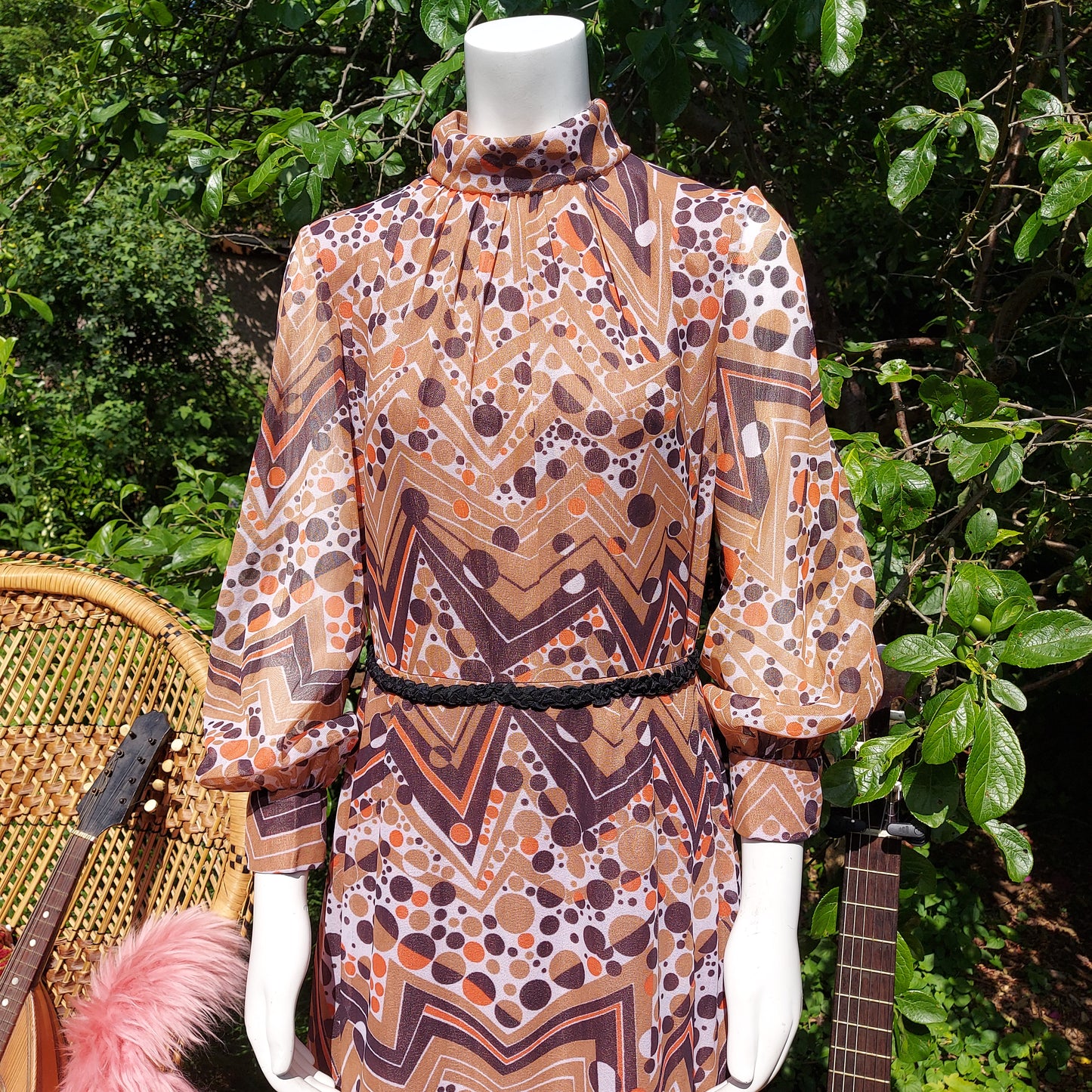 Psychedelic Bubbles Maxi Dress