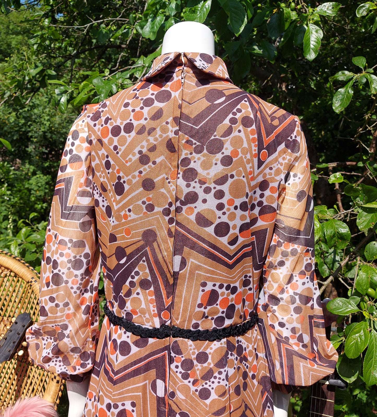 Psychedelic Bubbles Maxi Dress