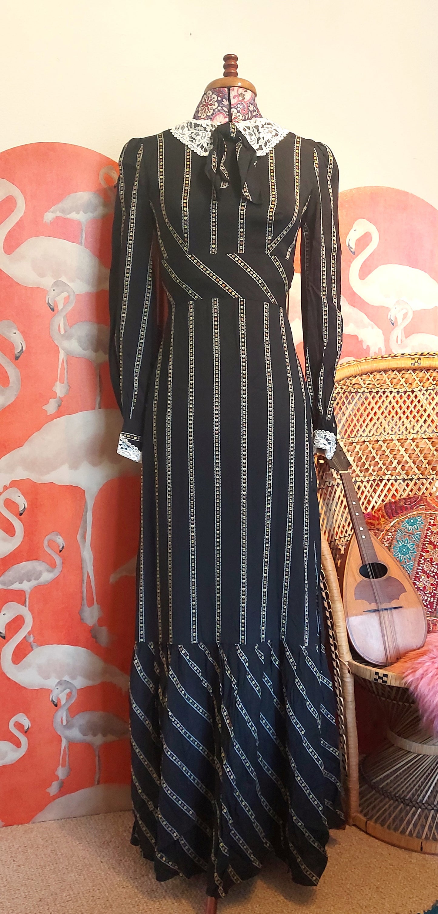 Dark romantic ! gothic Prairie Dress