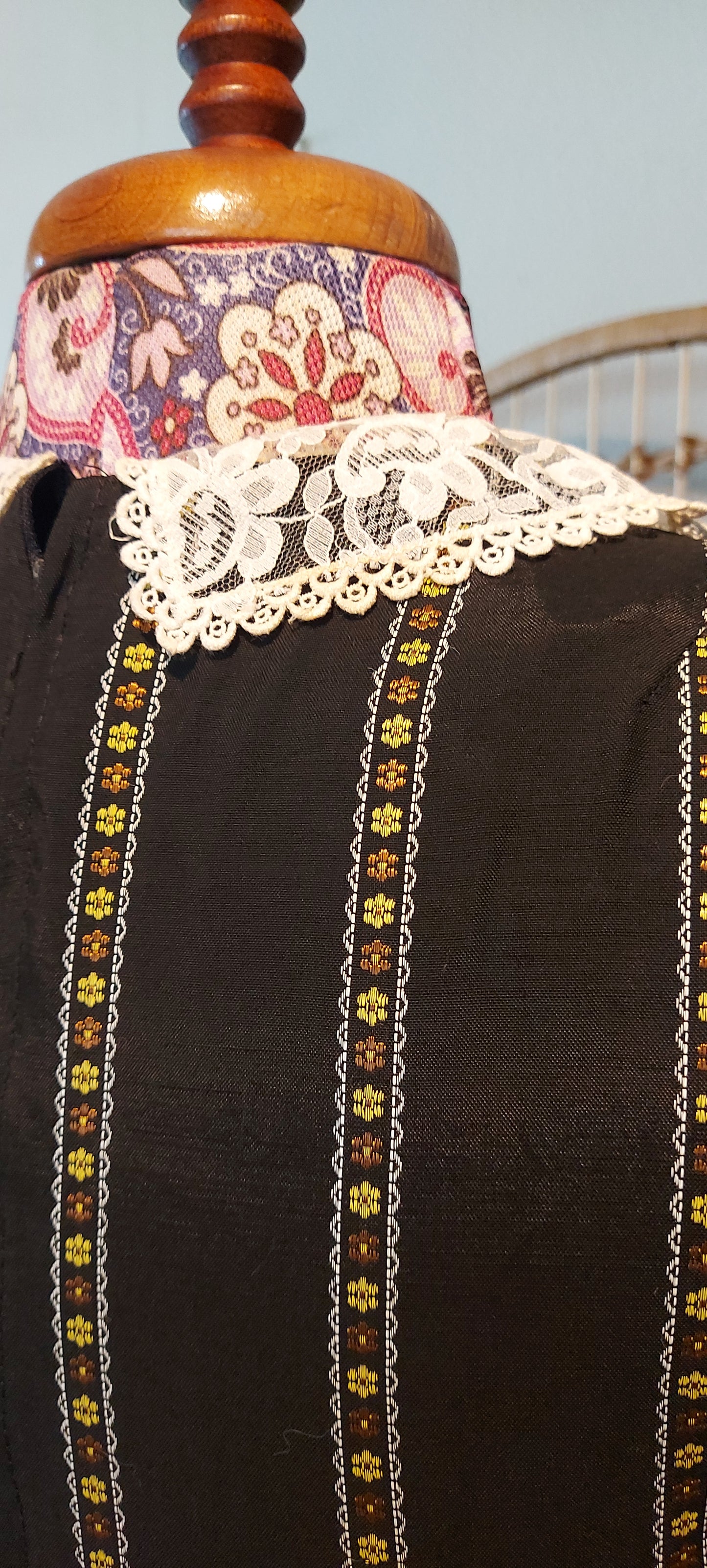 Dark romantic ! gothic Prairie Dress