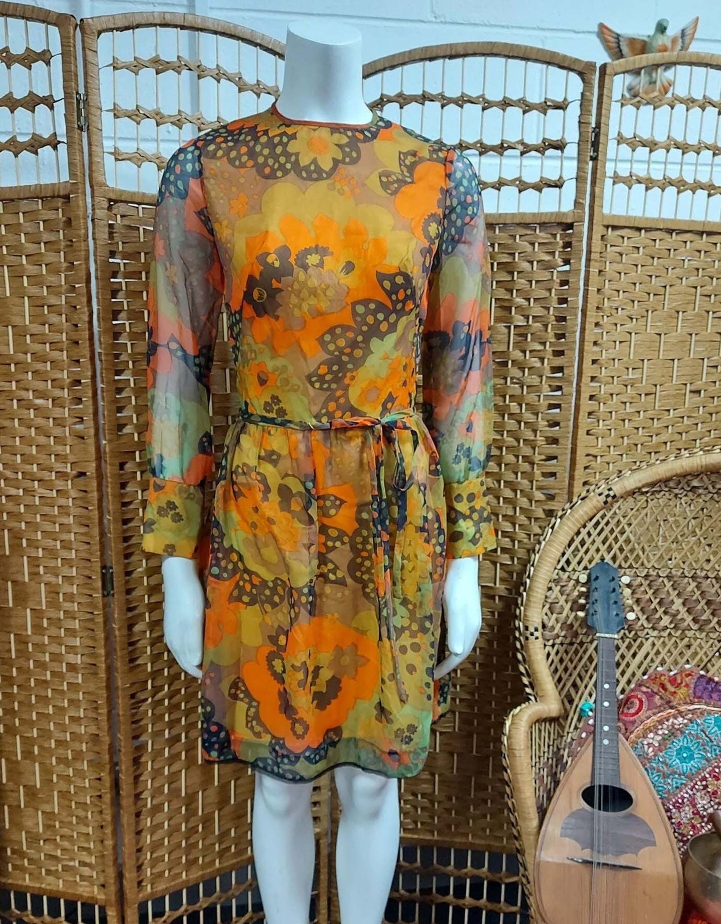 1970's psychedelic Carnaby calling Dress