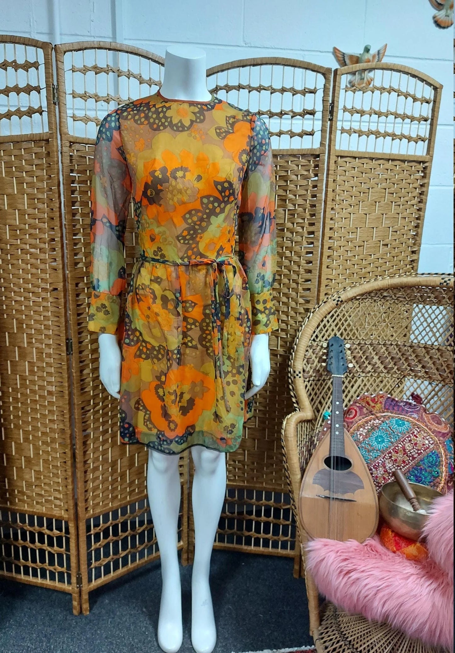 1970's psychedelic Carnaby calling Dress