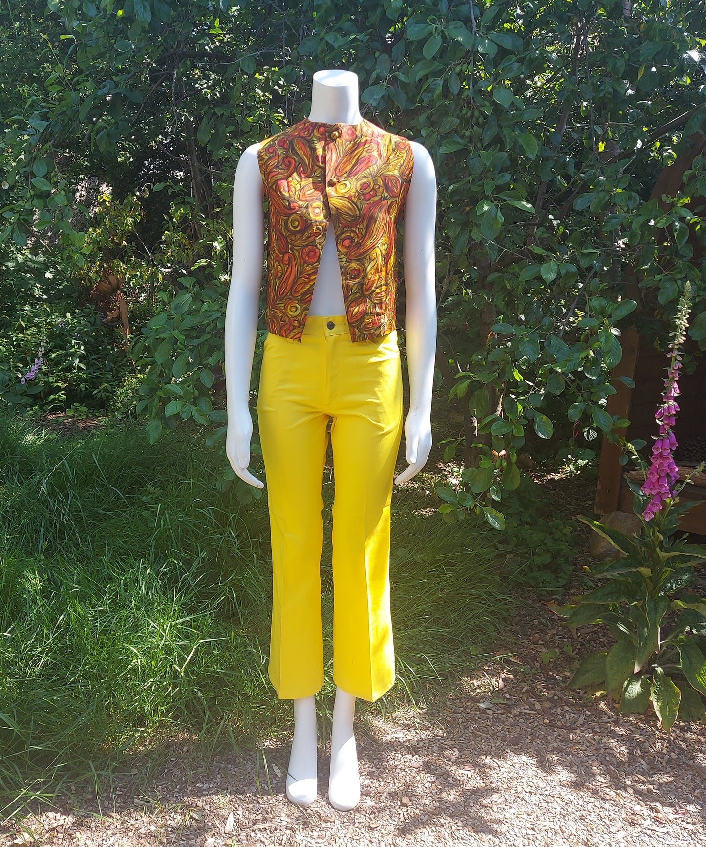 1960's Roxanne buttoned top