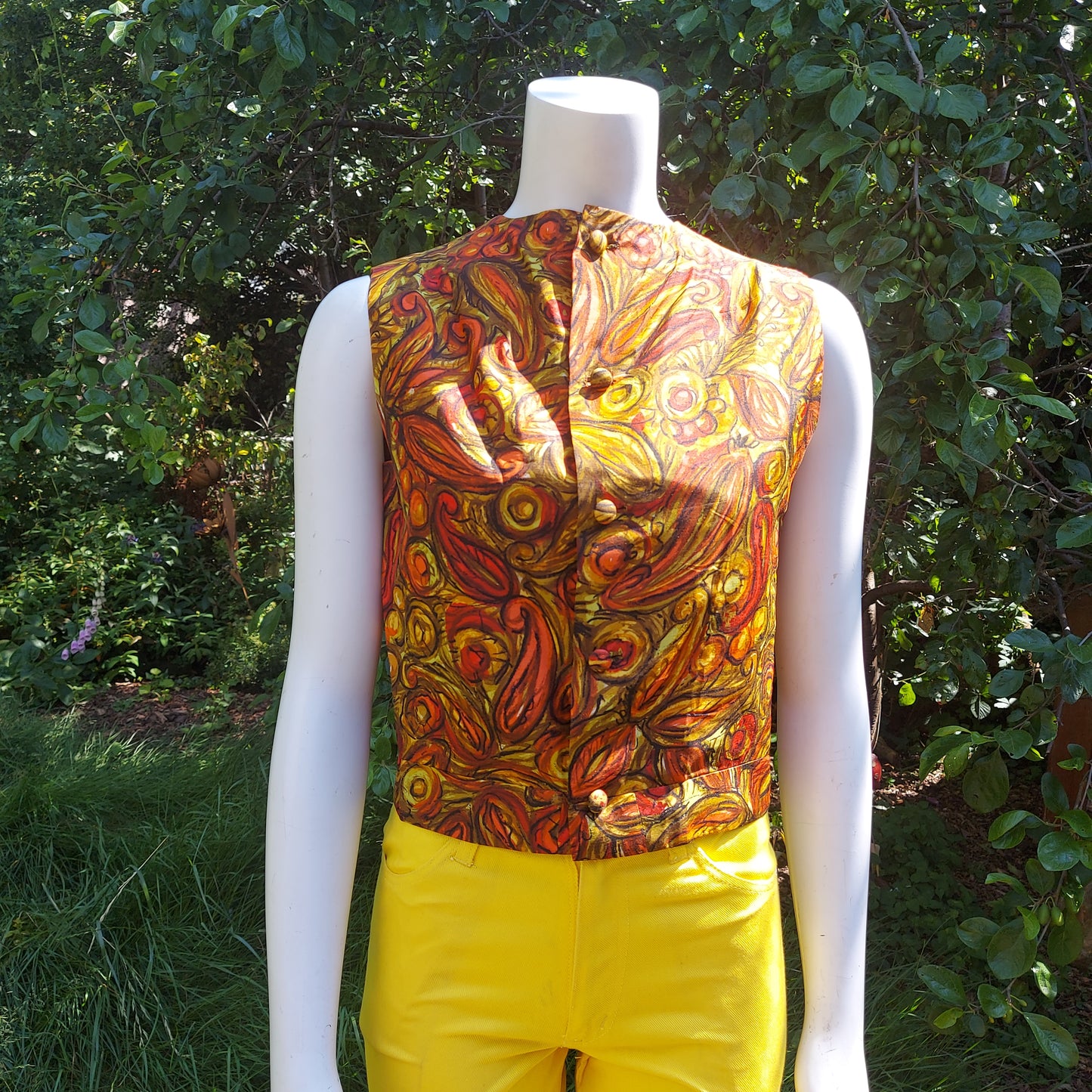 1960's Roxanne buttoned top