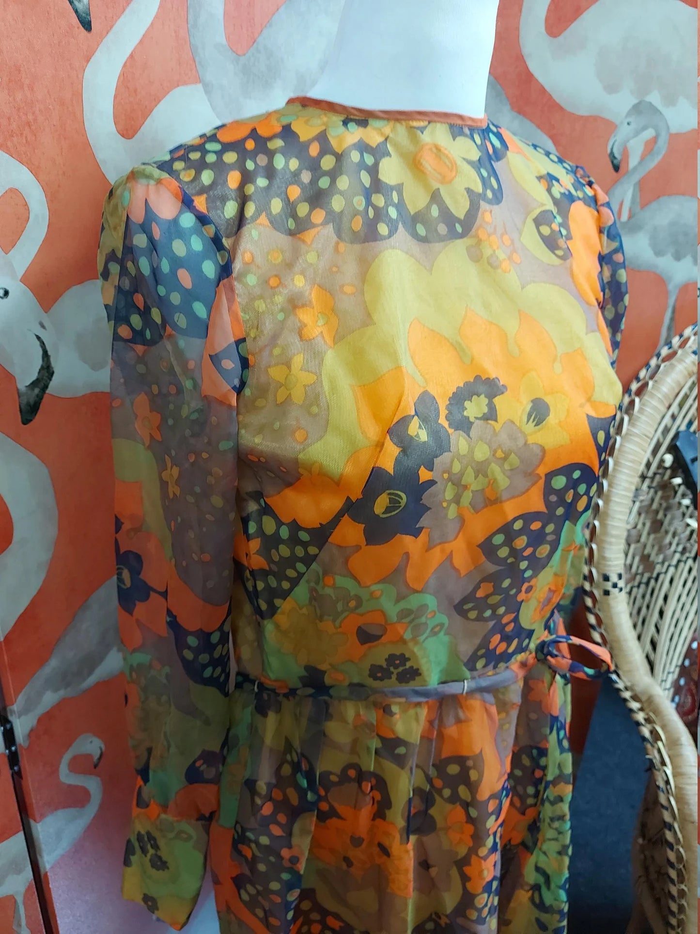 1970's psychedelic Carnaby calling Dress