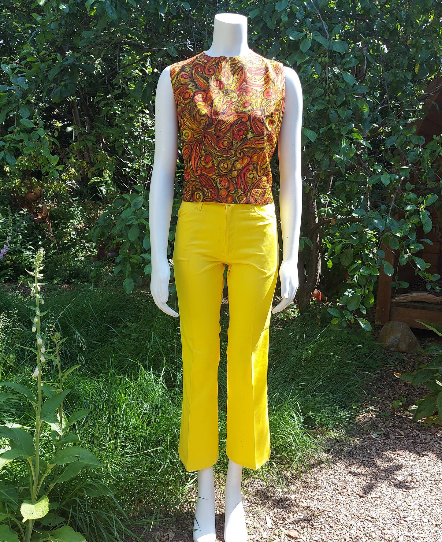 1960's Roxanne buttoned top