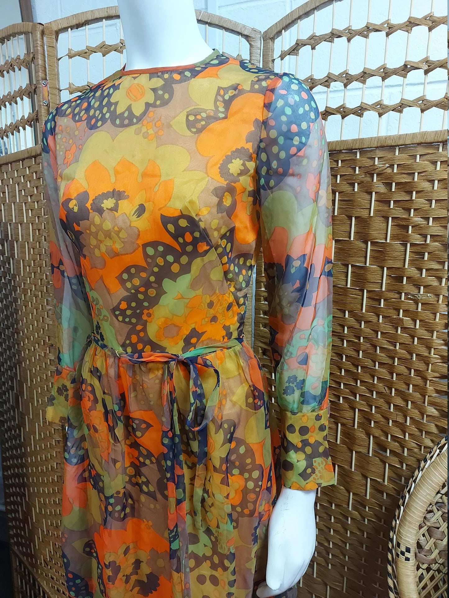 1970's psychedelic Carnaby calling Dress