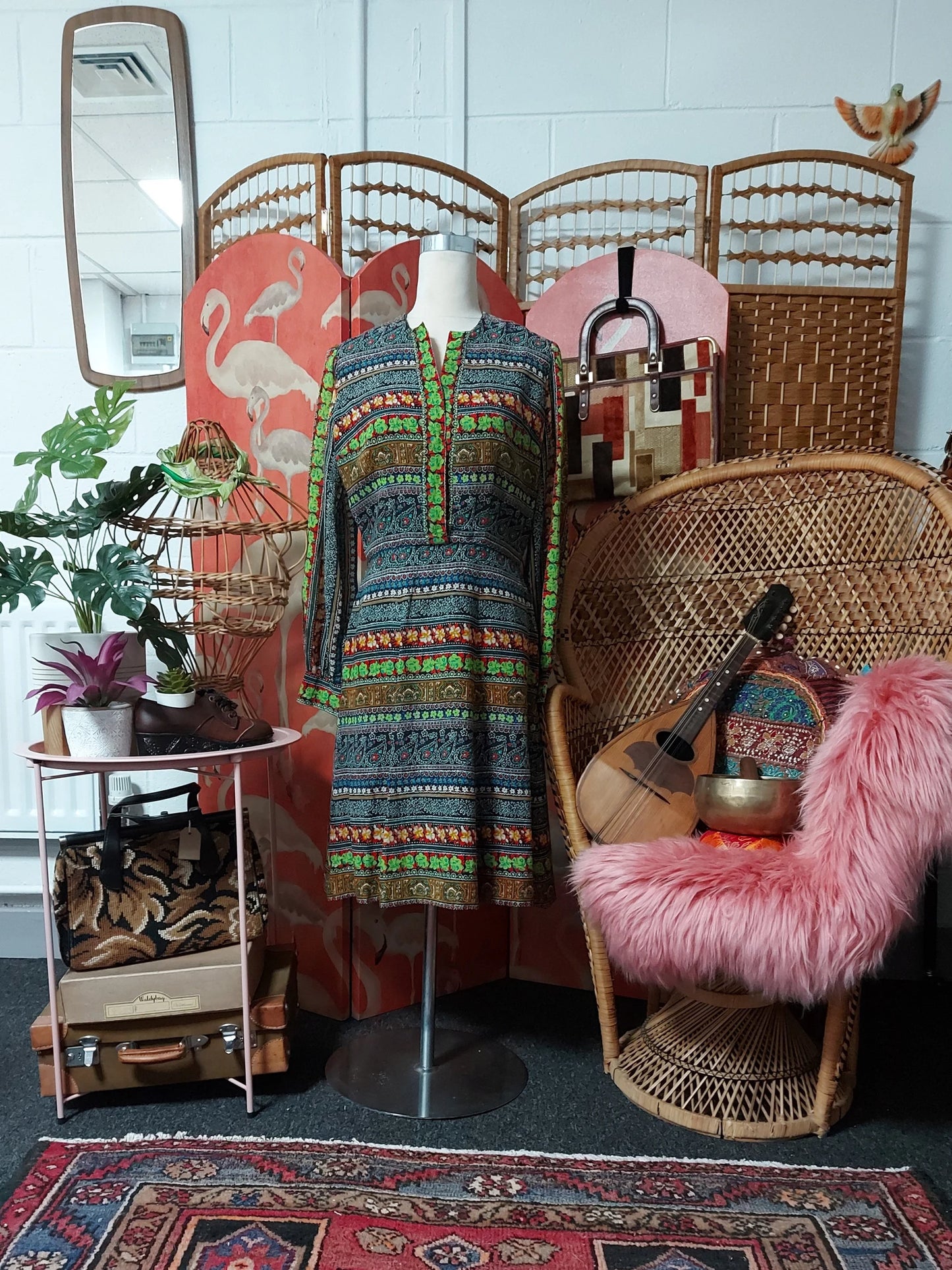 1970's Paisley dayz Hippy Dress