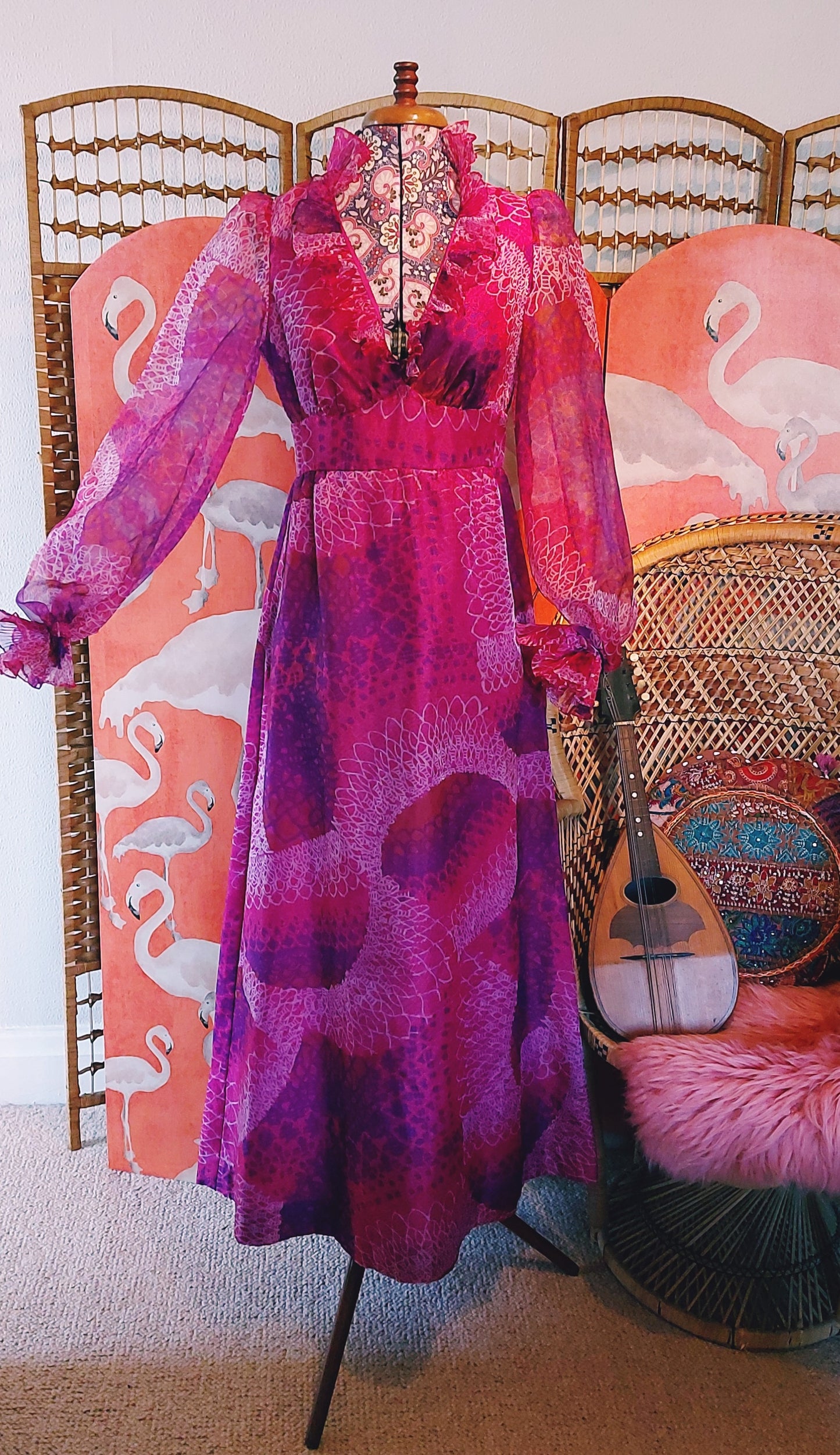 Ruffle Maxi Dress