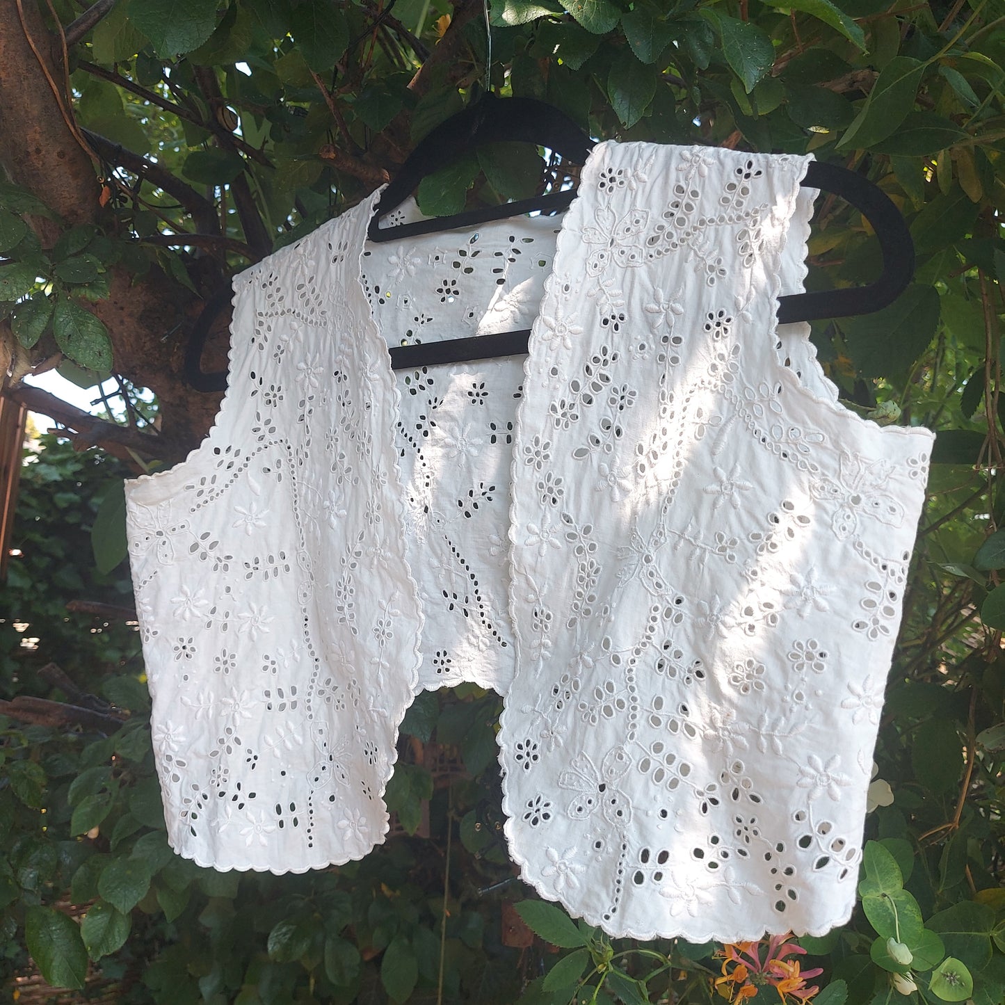 Sweet Bertha C1912 Broidarie Anglaise waistcoat